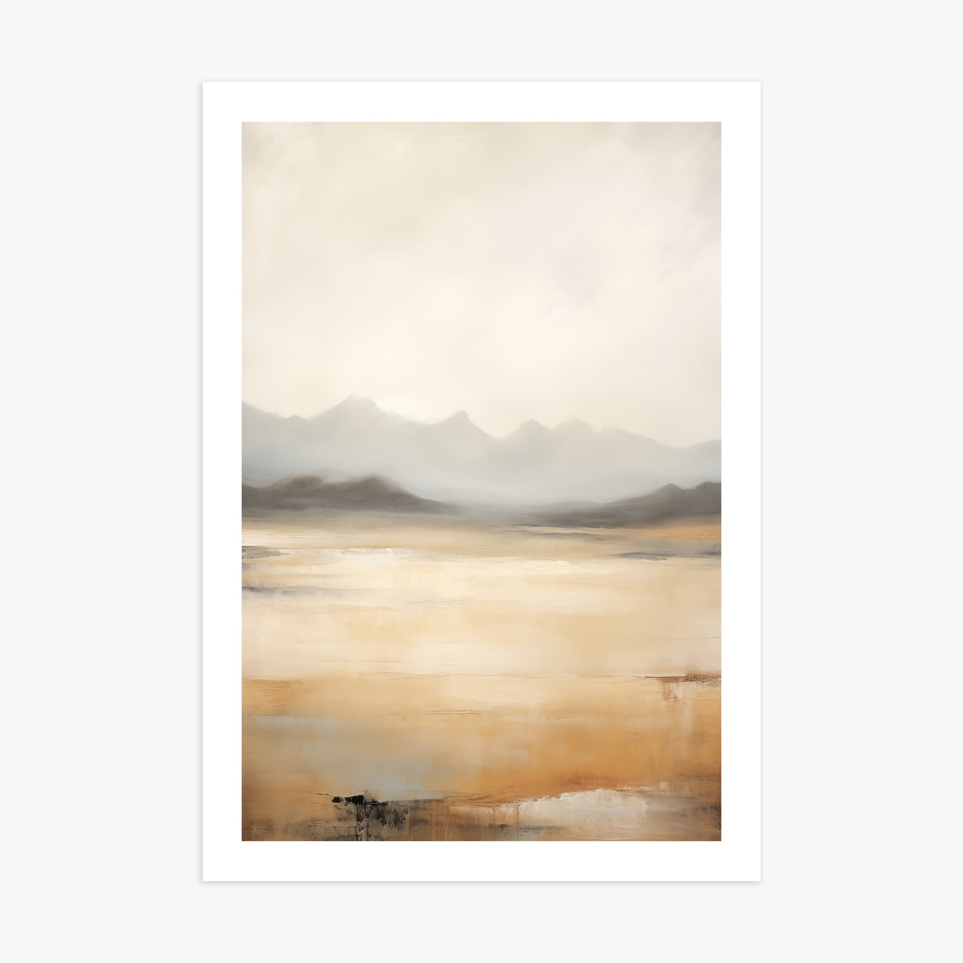 Misty Mountain Serenity, 70x100cm Printed Poster