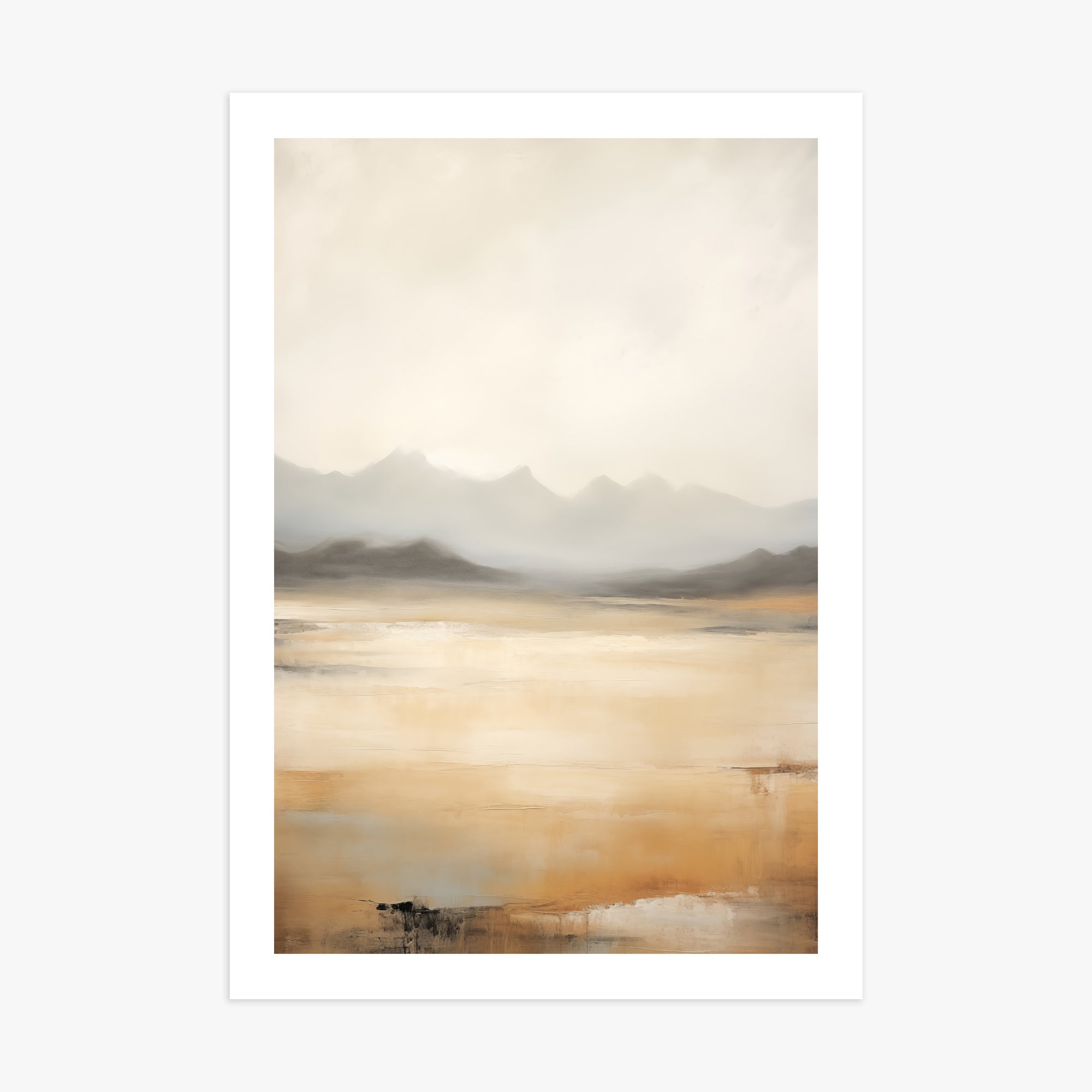 Misty Mountain Serenity, 70x100cm Printed Poster