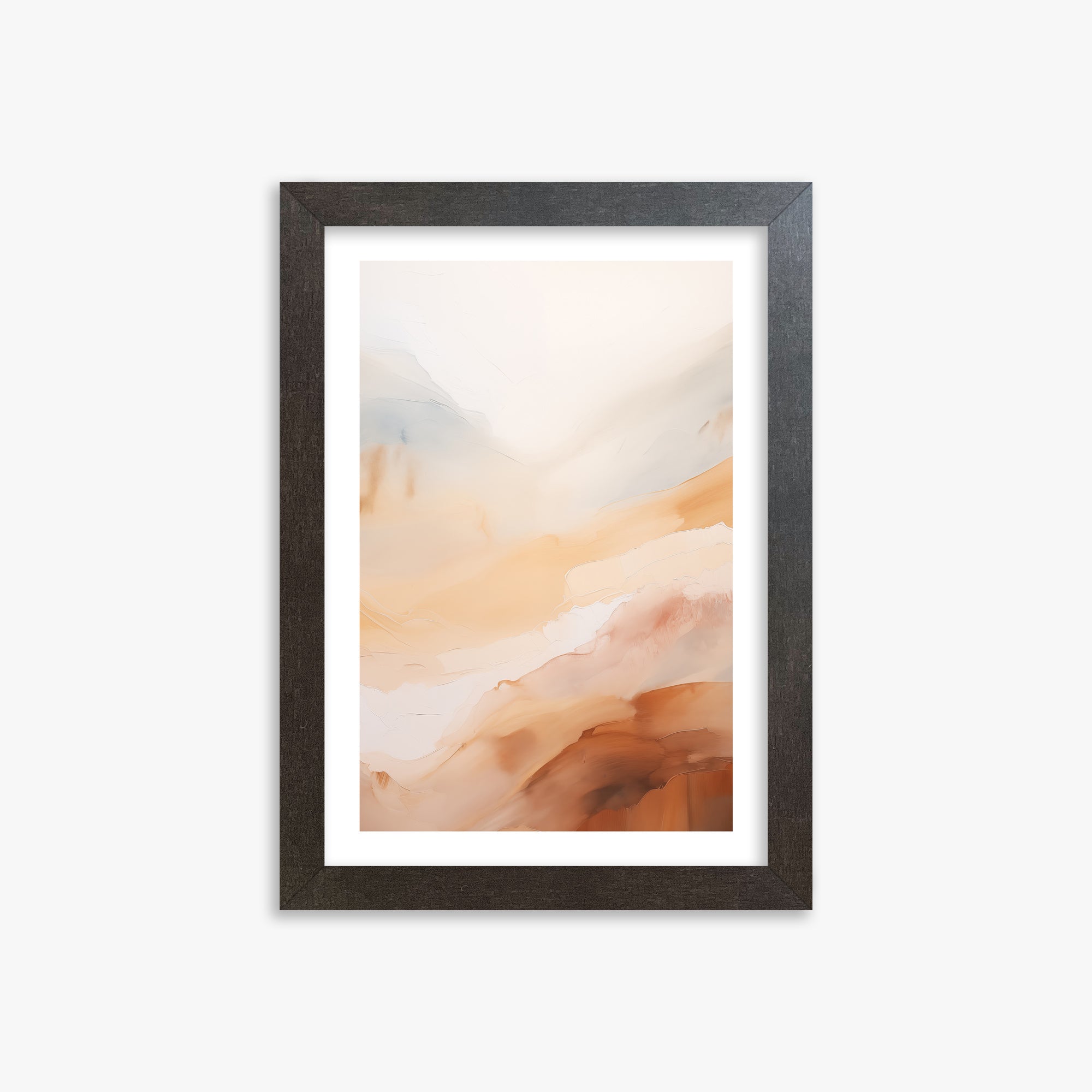 Morning Veil, 21x30cm Framed Art Reproduction With Espresso Frame