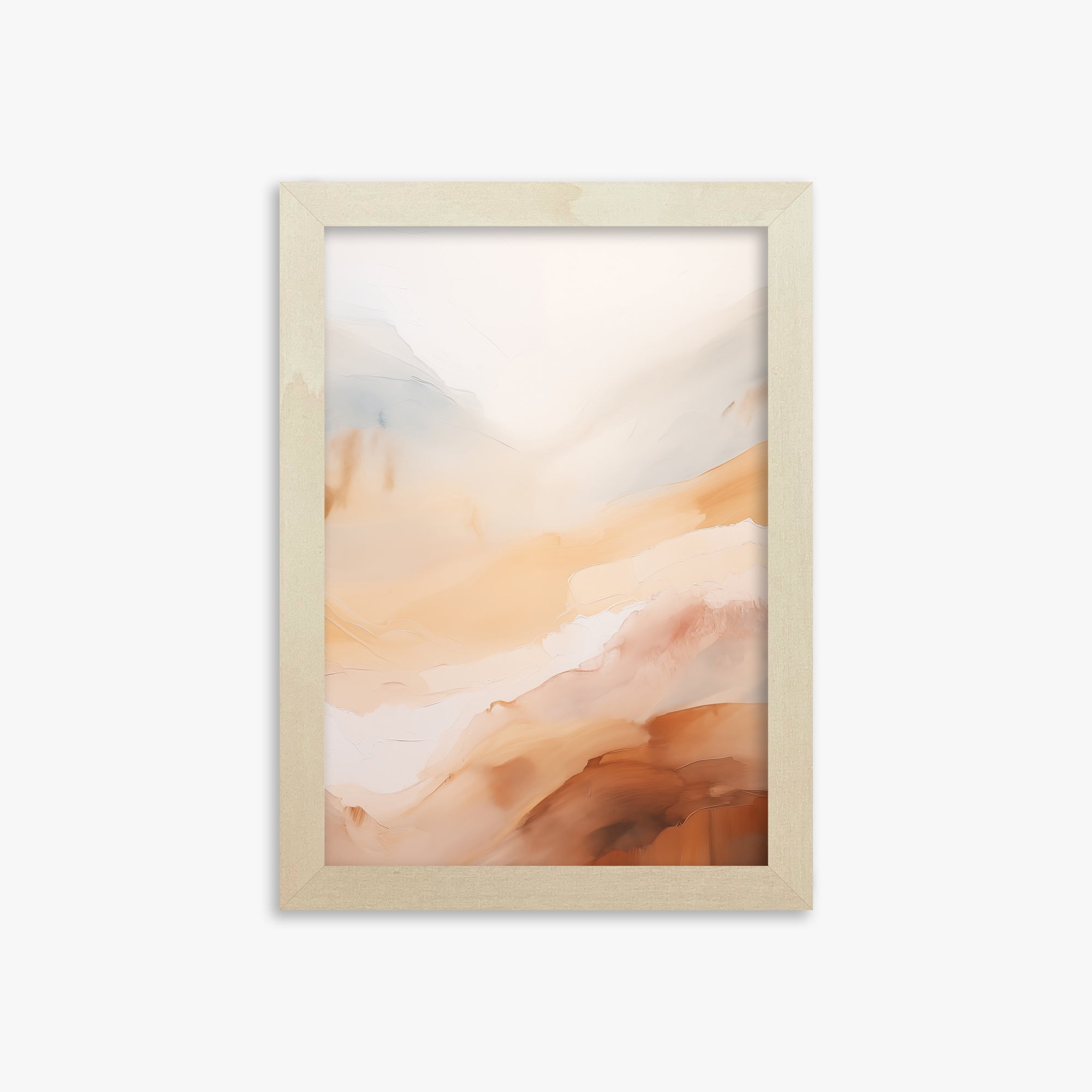 Morning Veil, 21x30cm Framed Art Reproduction With Lime Wood Frame