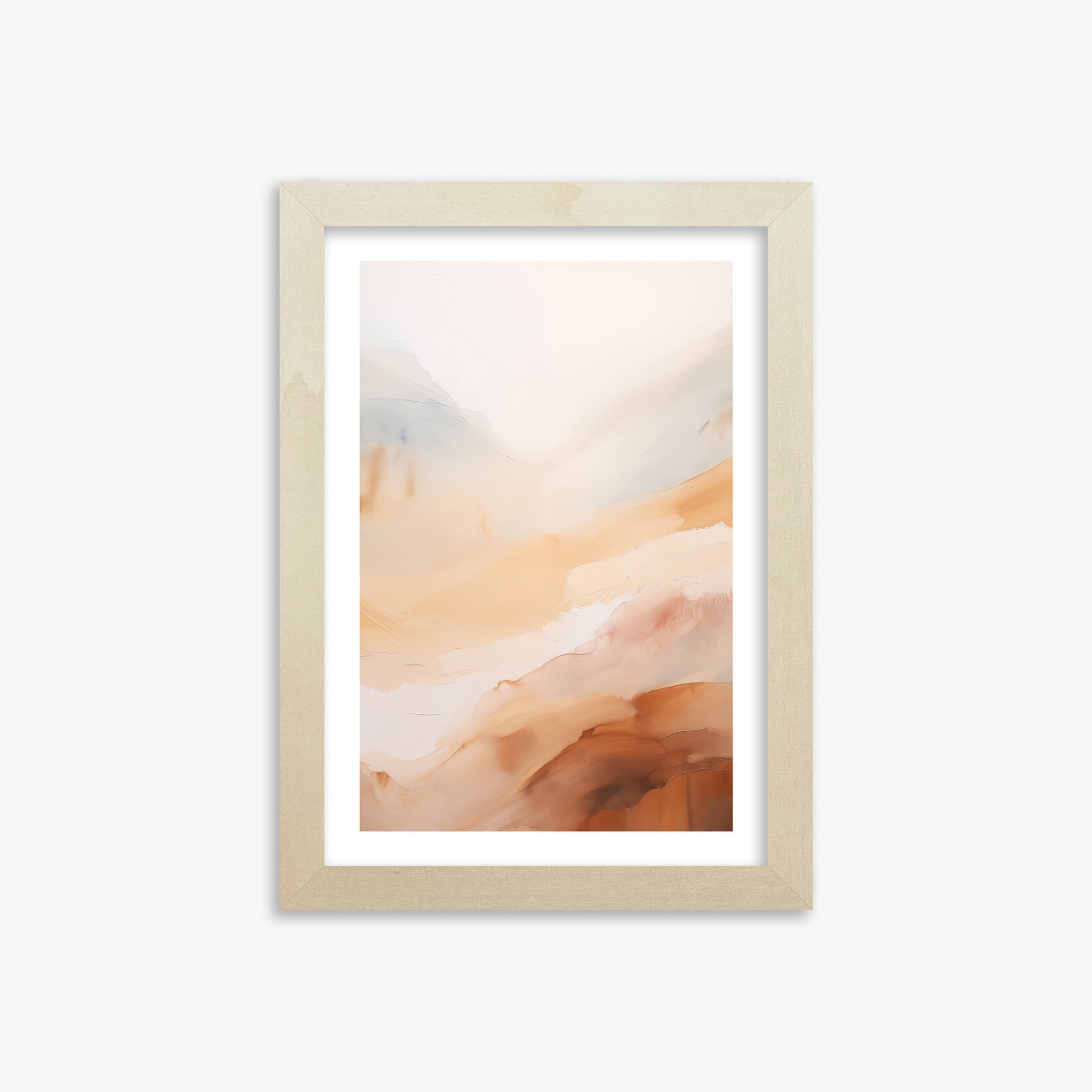 Morning Veil, 21x30cm Framed Art Reproduction With Lime Wood Frame