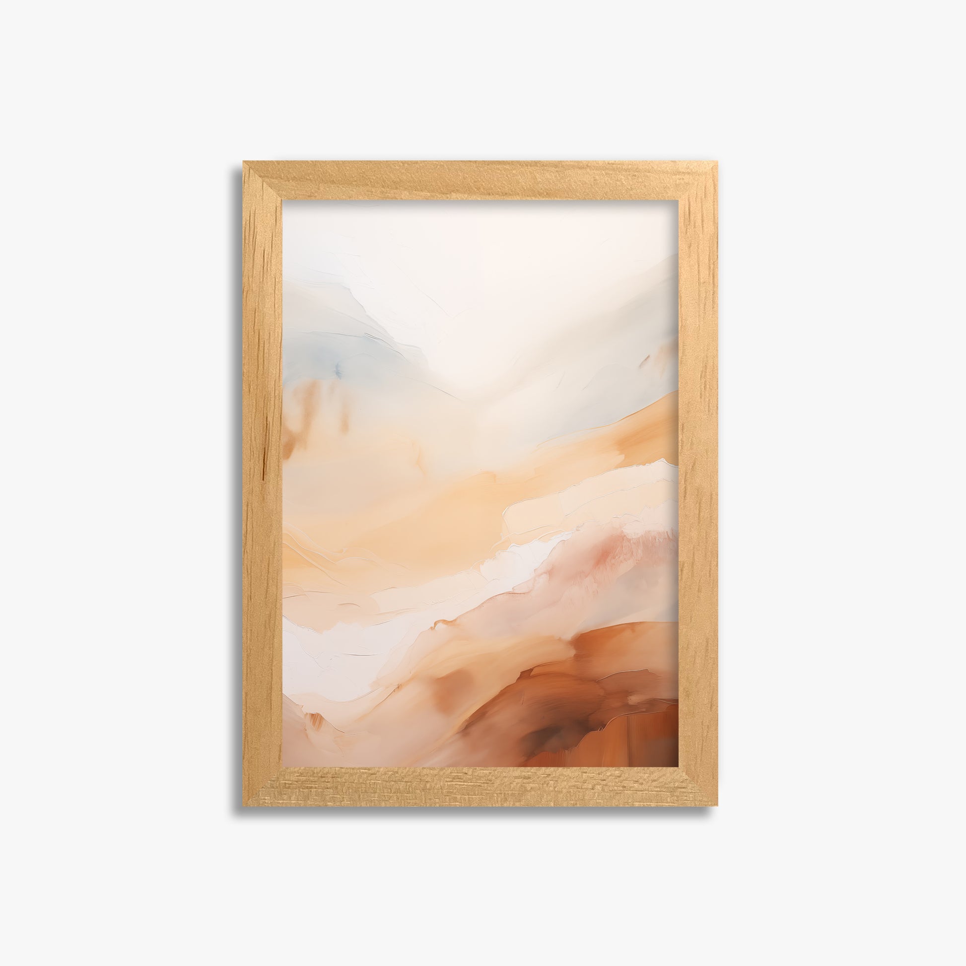 Morning Veil, 21x30cm Framed Poster With Oak Frame