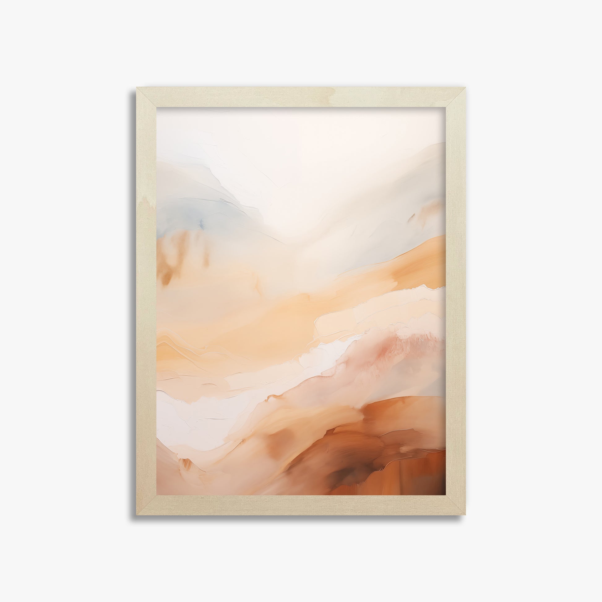 Morning Veil, 30x40cm Framed Art Reproduction With Lime Wood Frame