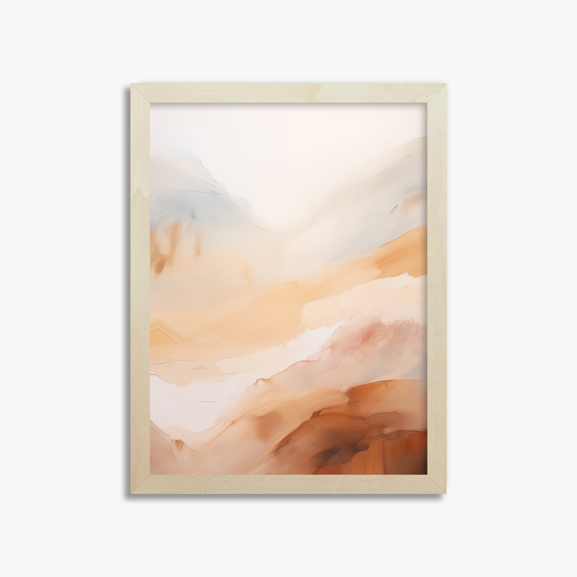 Morning Veil, 30x40cm Framed Art Reproduction With Lime Wood Frame