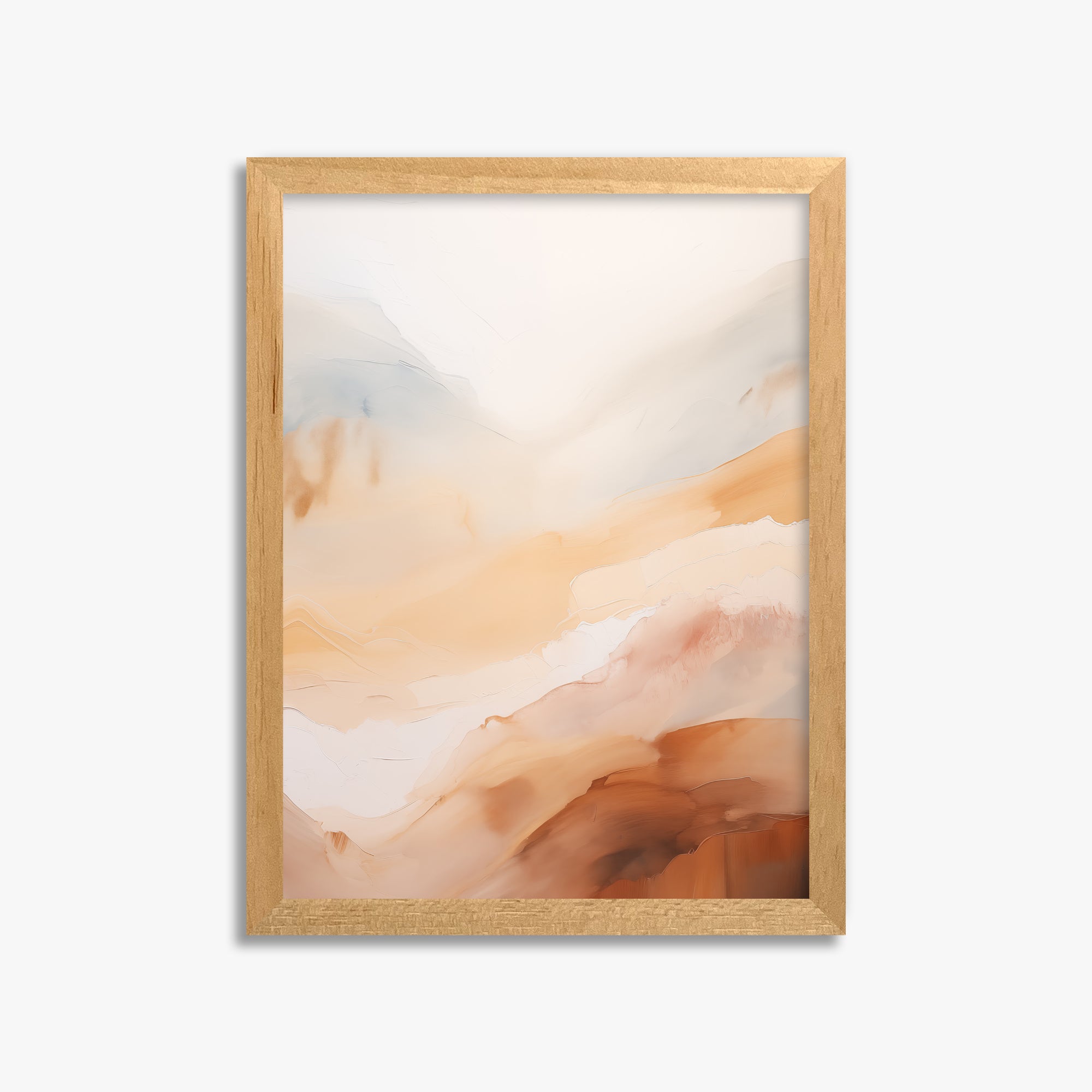 Morning Veil, 30x40cm Framed Poster With Oak Frame