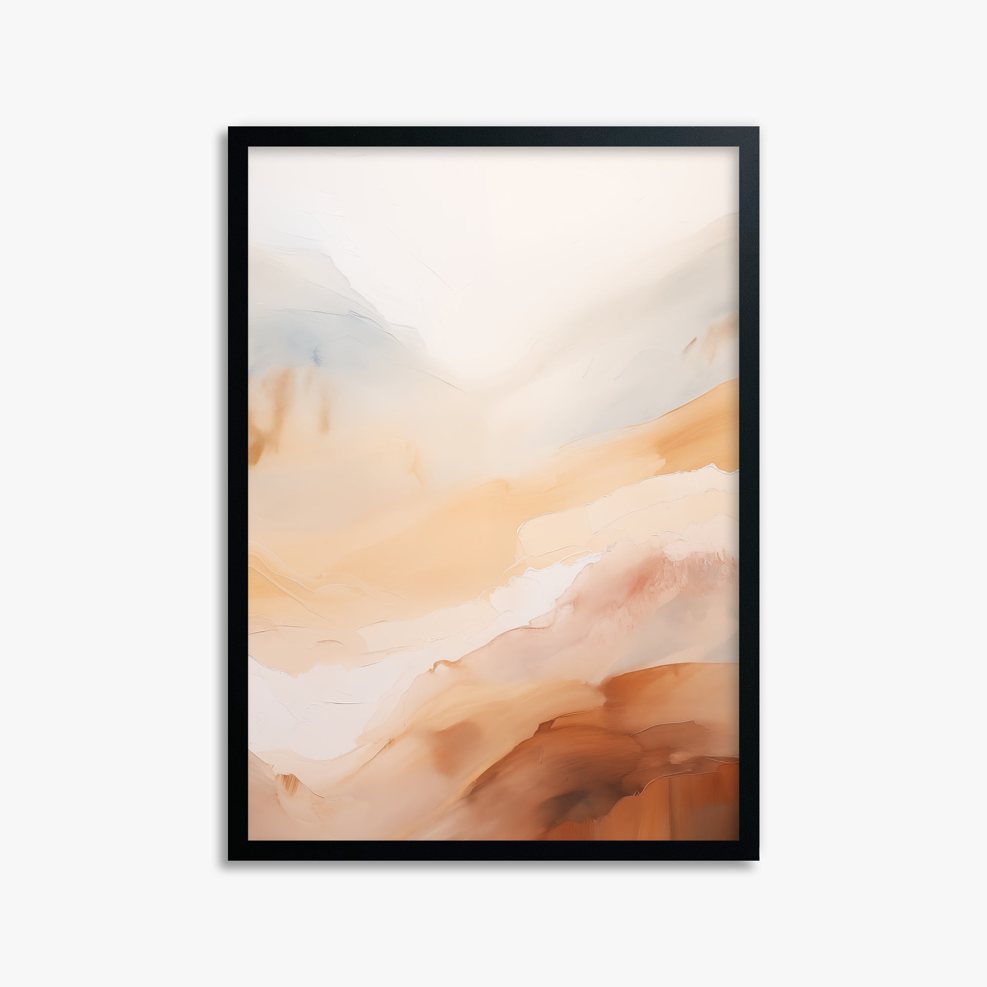 Morning Veil, 50x70cm Framed Poster With Black Frame