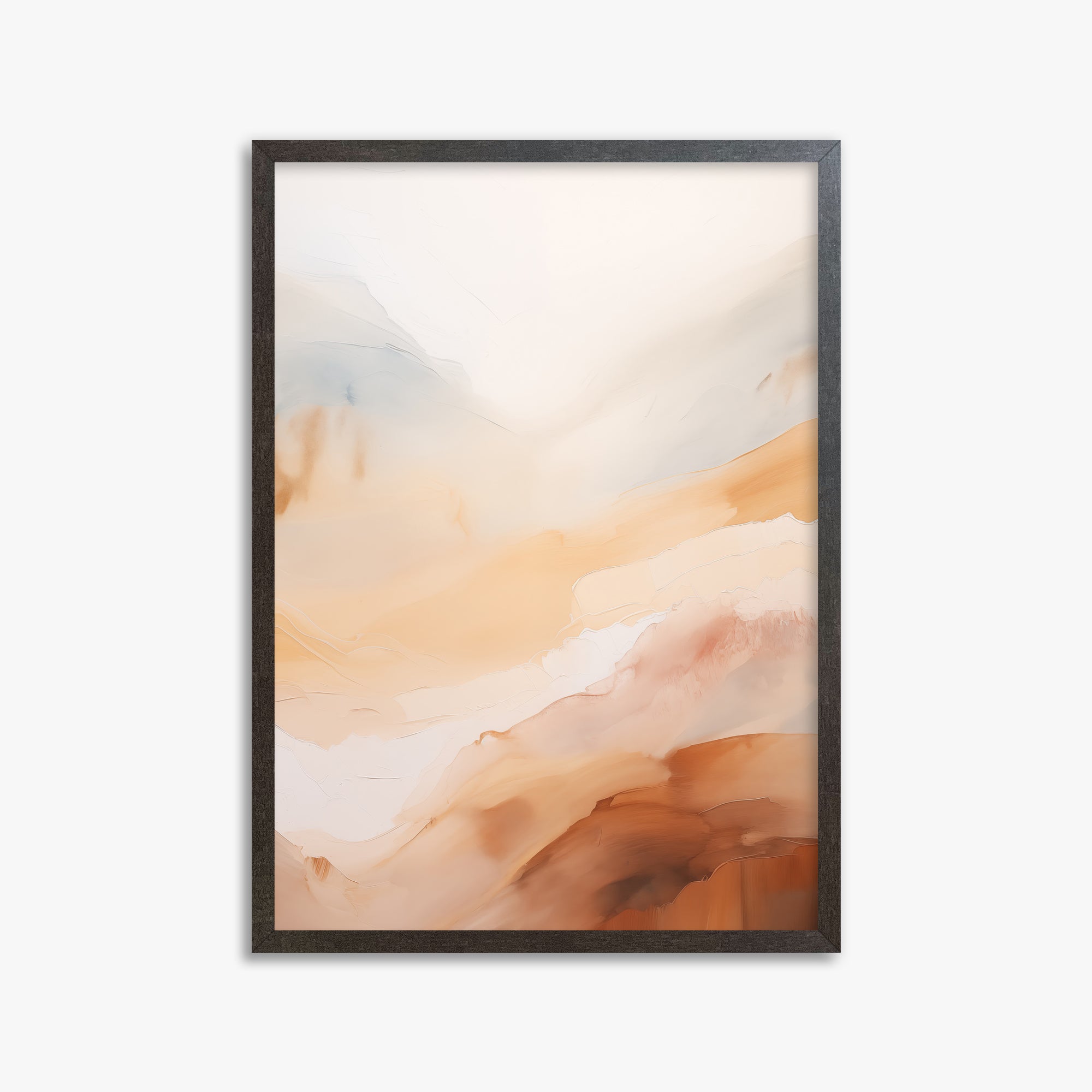 Morning Veil, 50x70cm Framed Art Reproduction With Espresso Frame