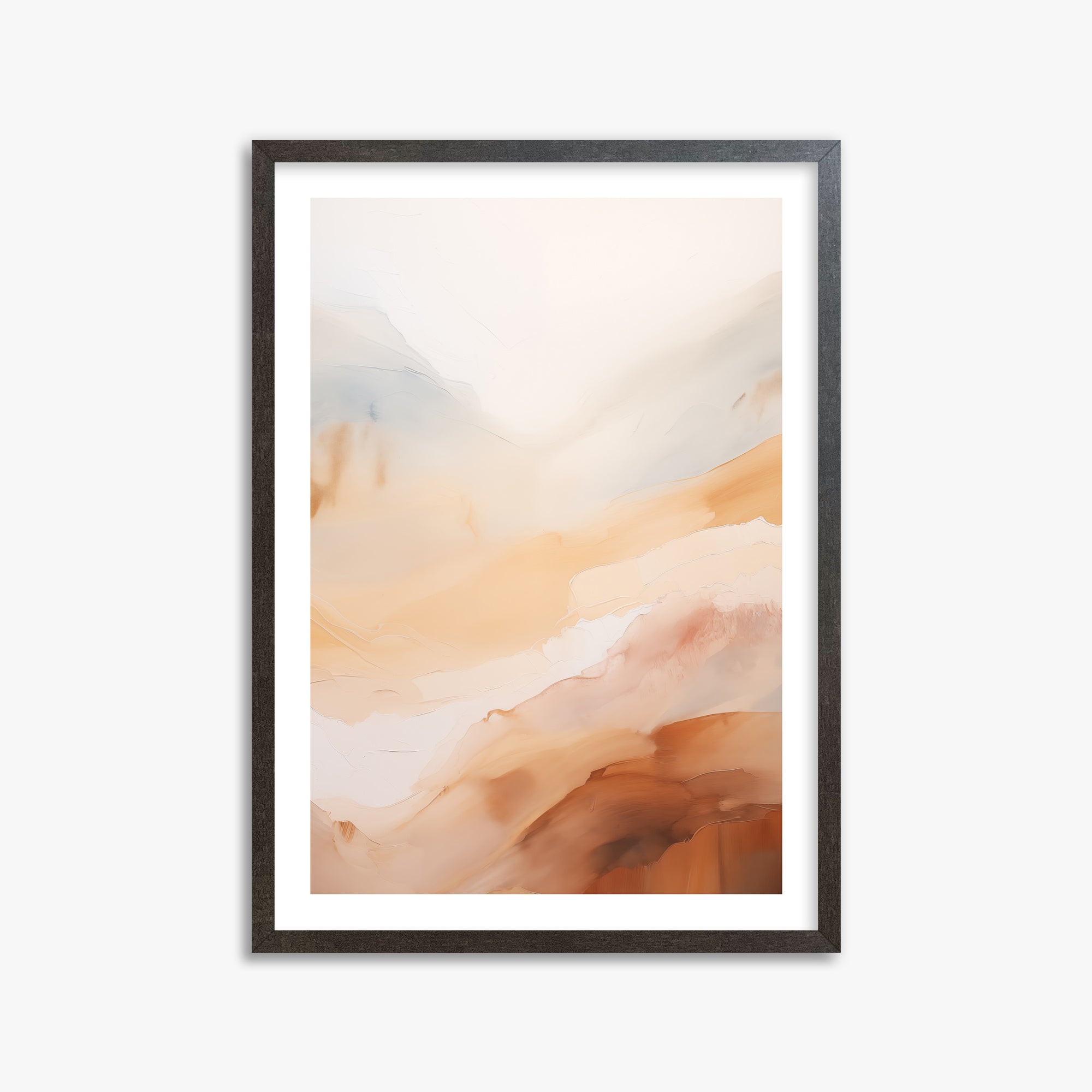 Morning Veil, 50x70cm Framed Art Reproduction With Espresso Frame