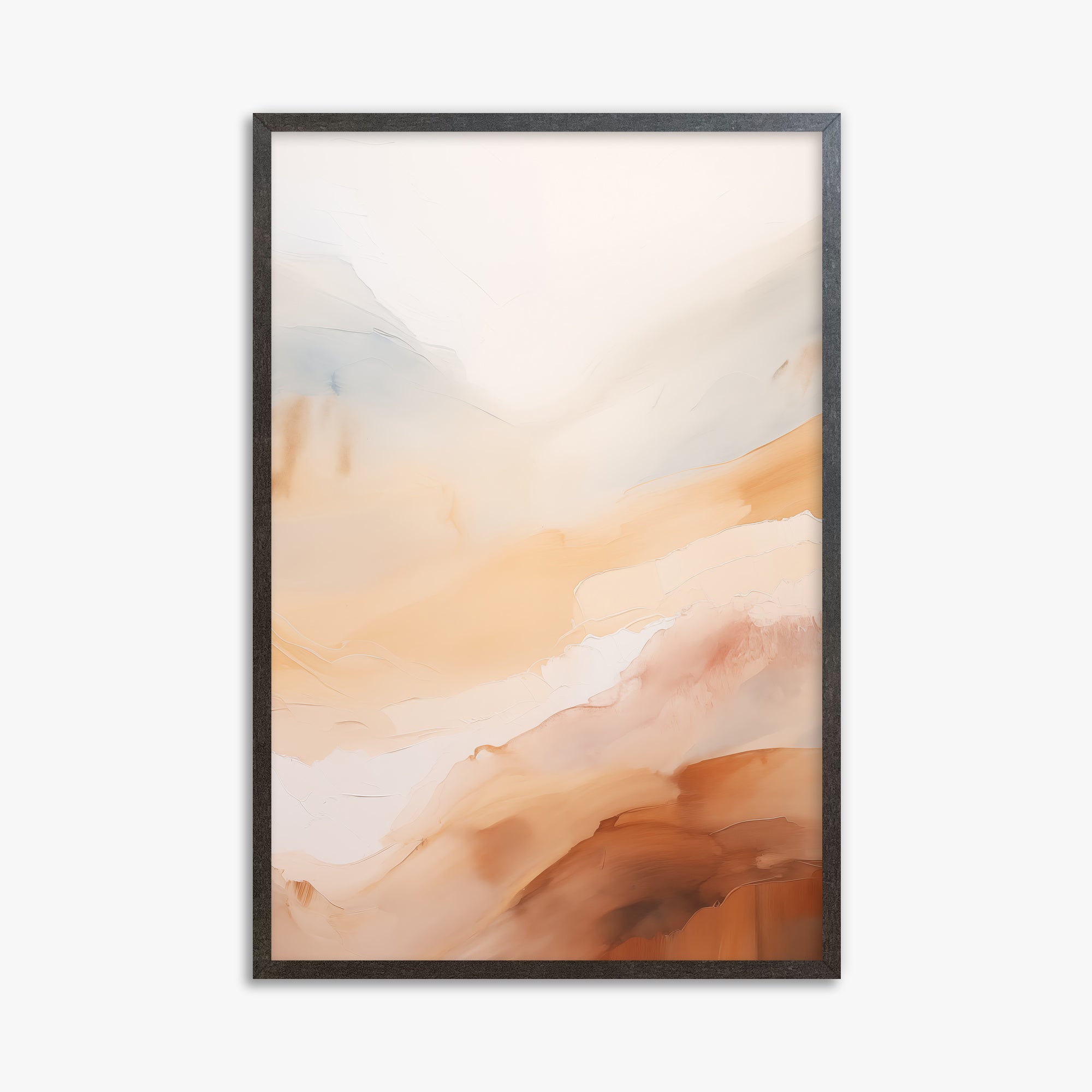 Morning Veil, 61x91cm Framed Art Reproduction With Espresso Frame