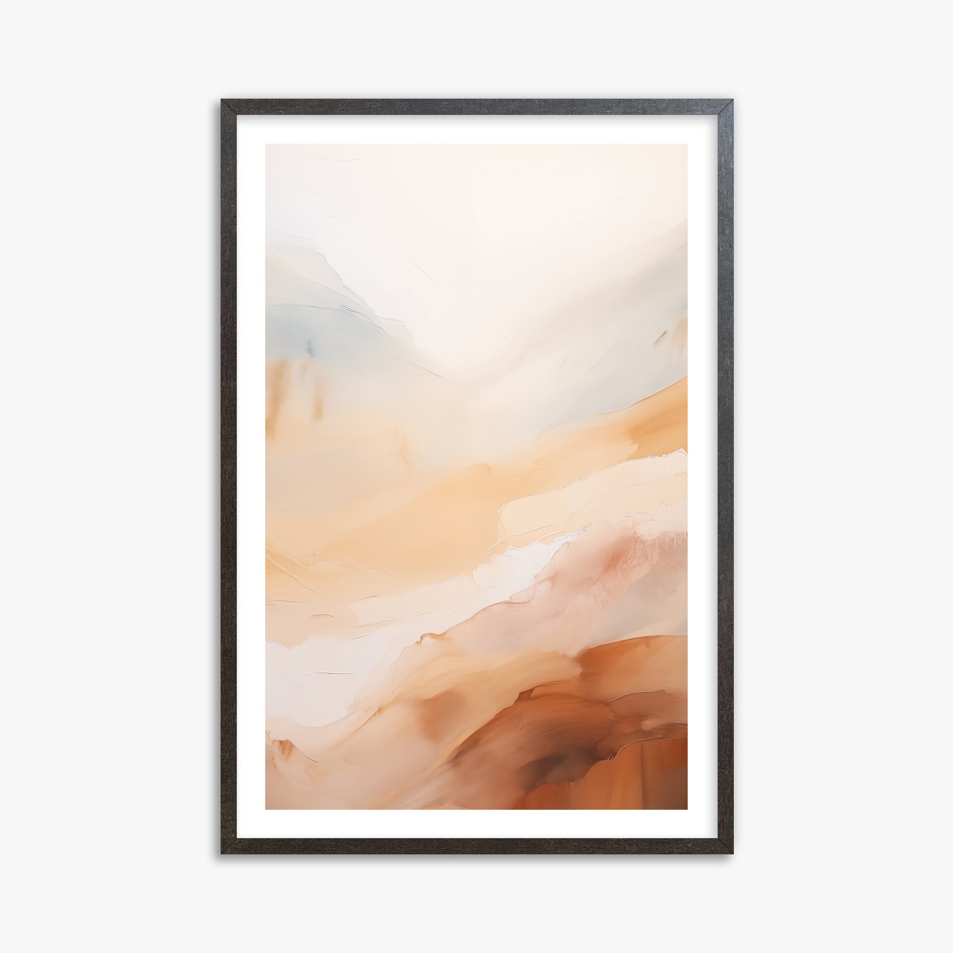Morning Veil, 61x91cm Framed Art Reproduction With Espresso Frame