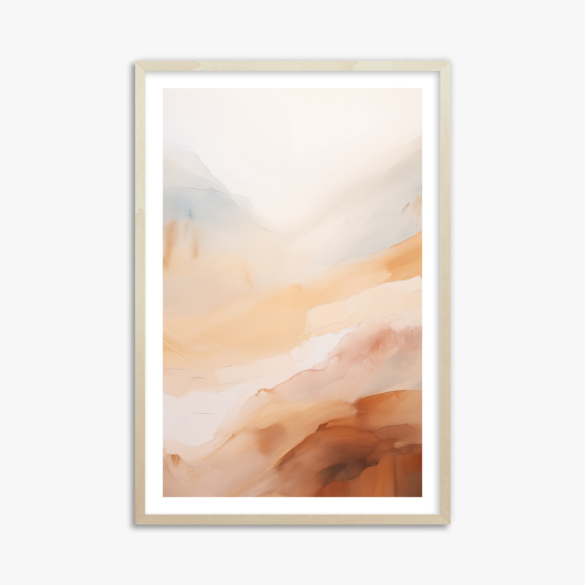 Morning Veil, 61x91cm Framed Art Reproduction With Lime Wood Frame