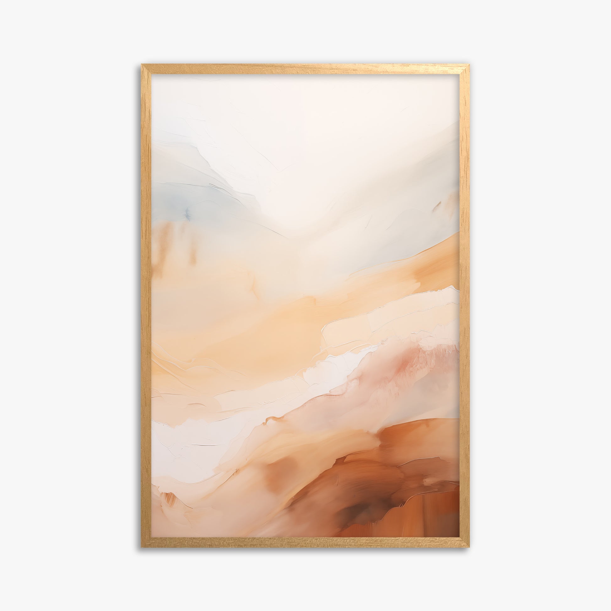 Morning Veil, 61x91cm Framed Poster With Oak Frame