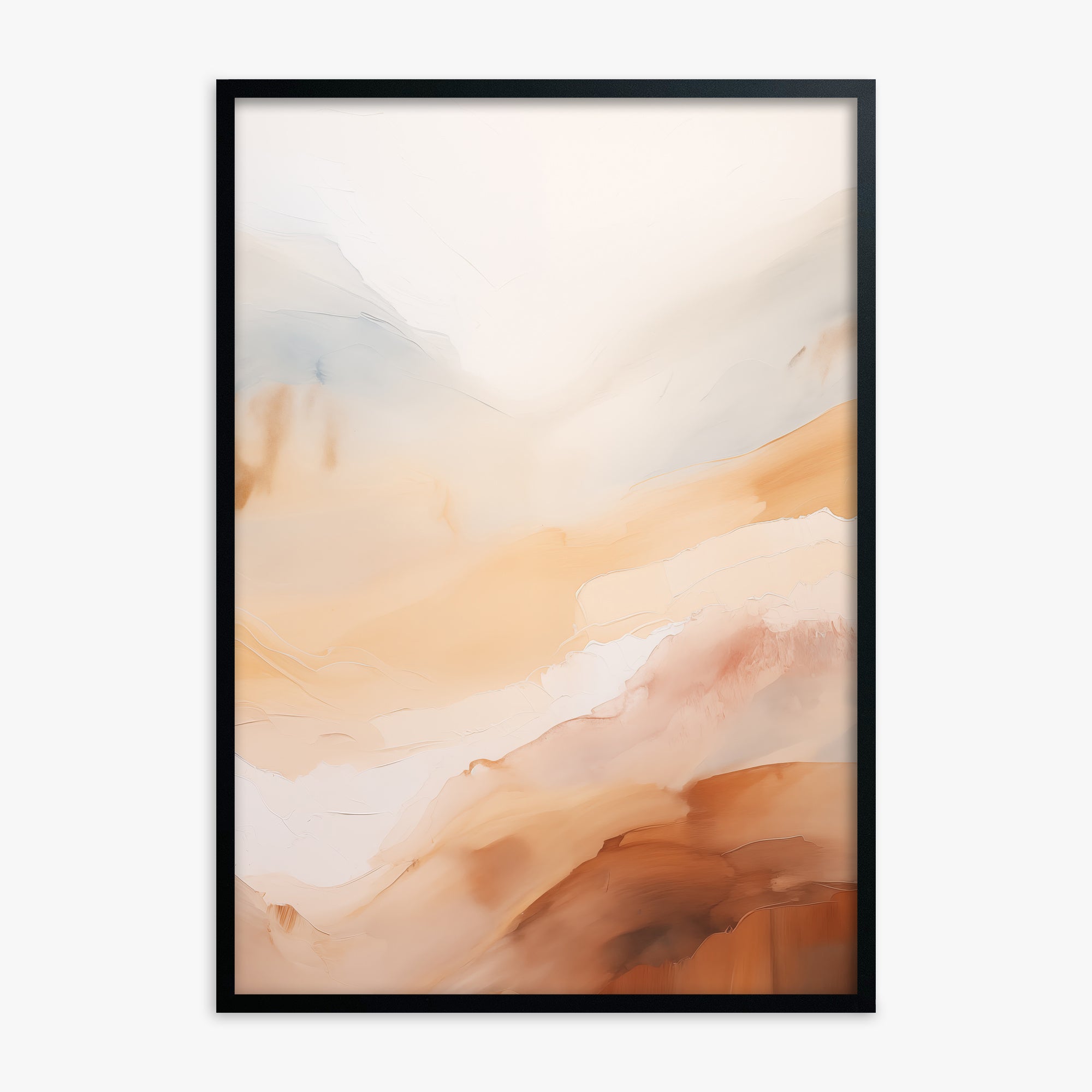 Morning Veil, Black Framed Poster With Black Frame
