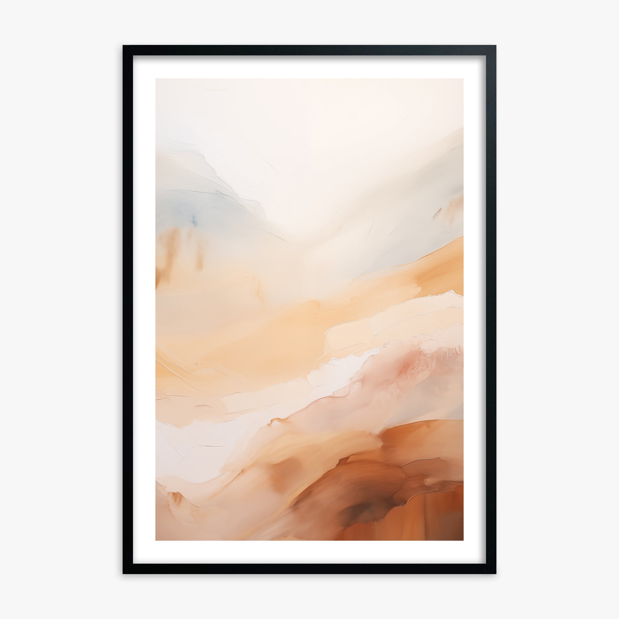 Morning Veil, Black Framed Poster With Black Frame