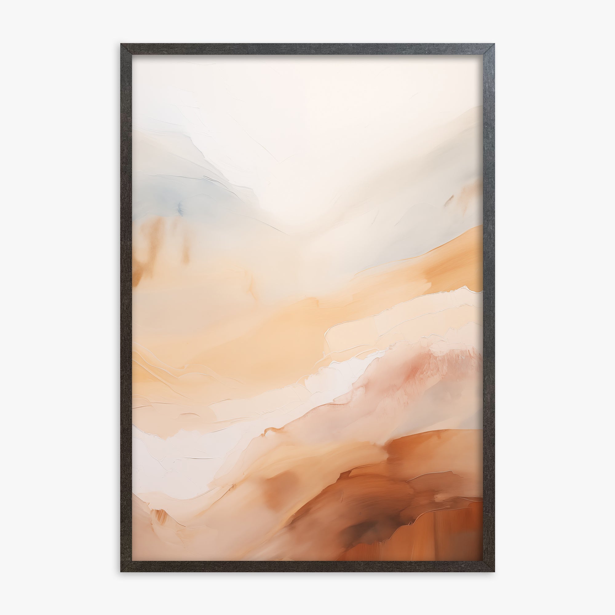 Morning Veil, 70x100cm Framed Art Reproduction With Espresso Frame