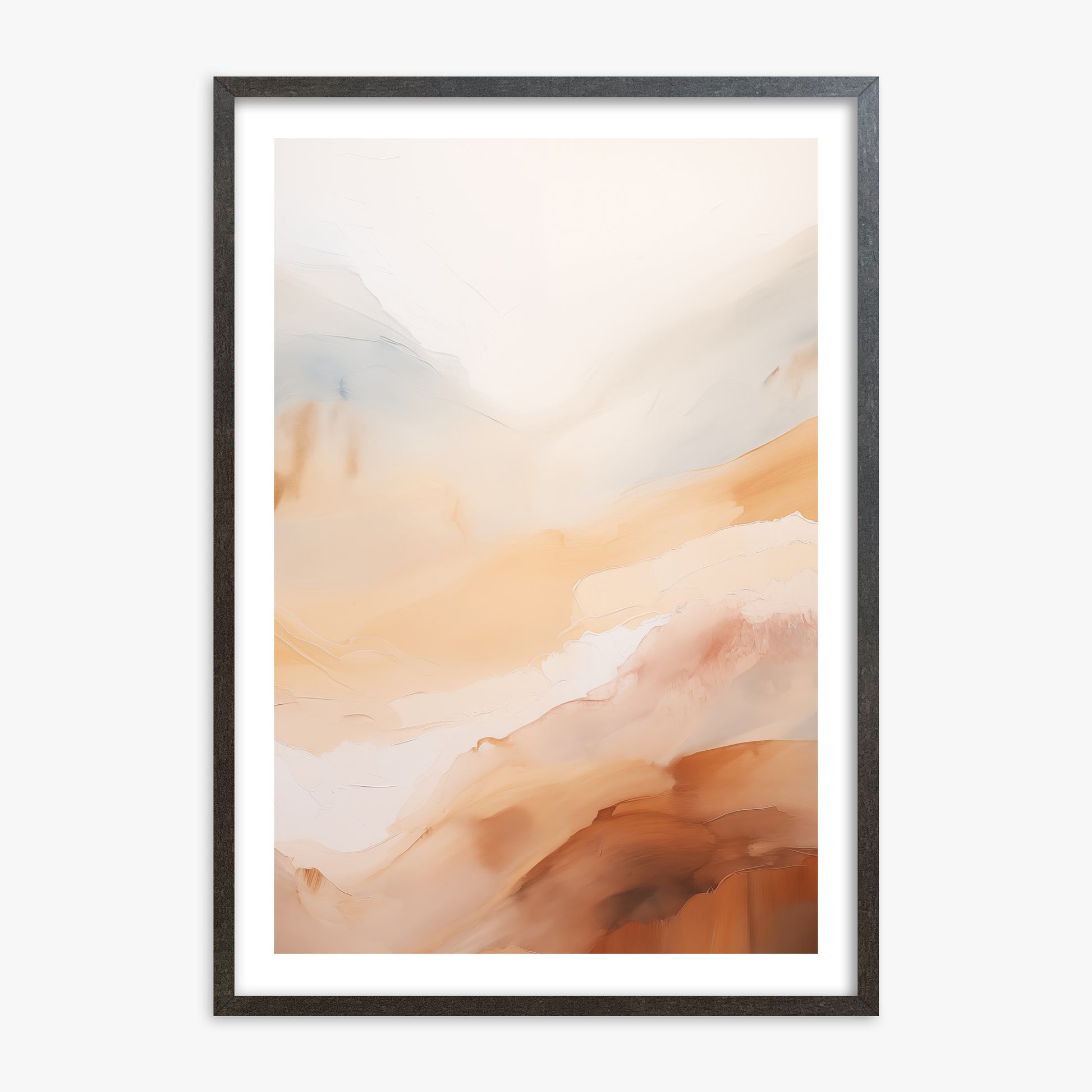 Morning Veil, 70x100cm Framed Art Reproduction With Espresso Frame