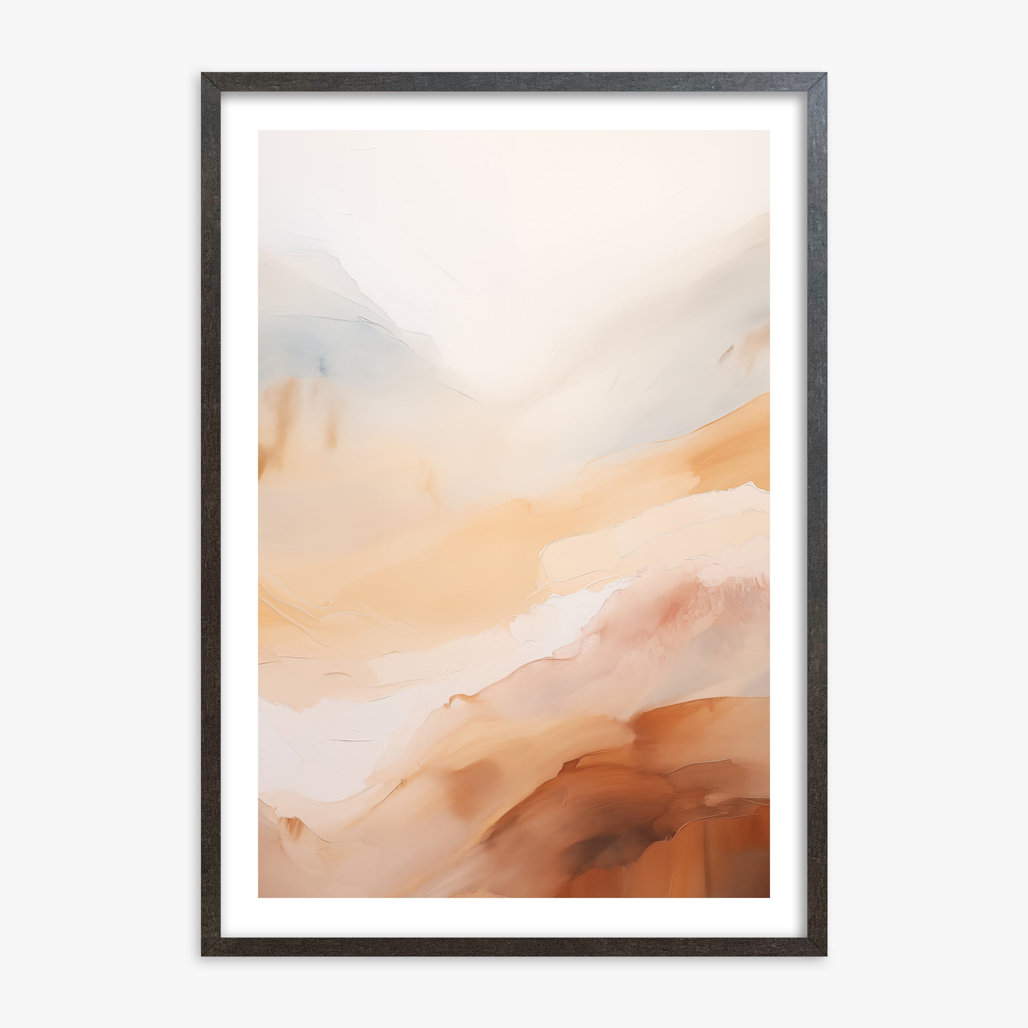 Morning Veil, 70x100cm Framed Art Reproduction With Espresso Frame