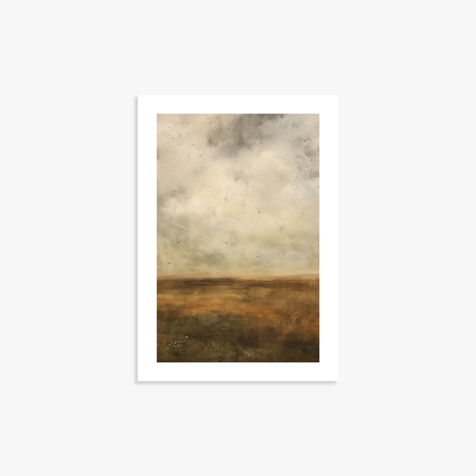 Amber Prairie Horizon, 21x30cm Printed Poster