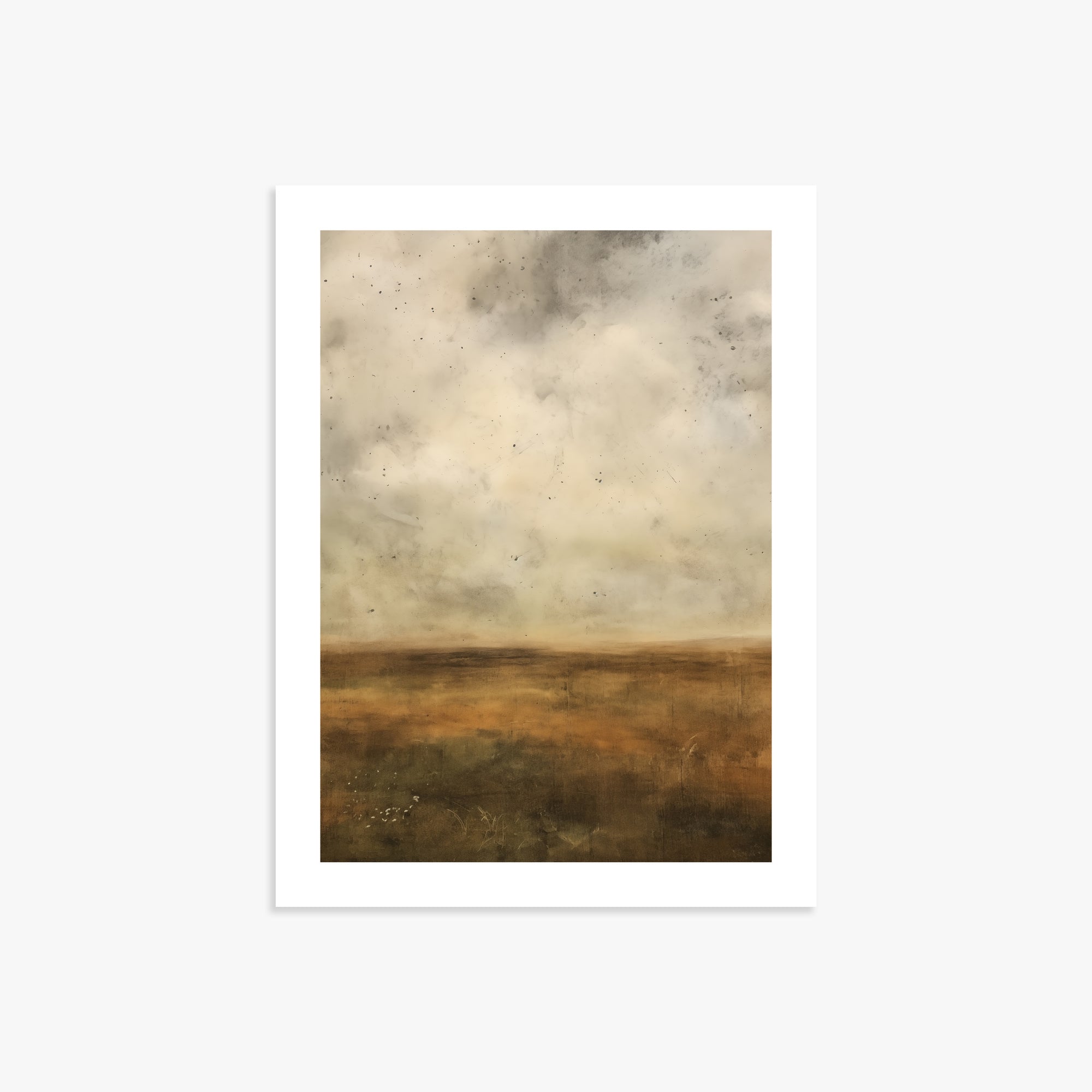 Amber Prairie Horizon, 30x40cm Printed Poster
