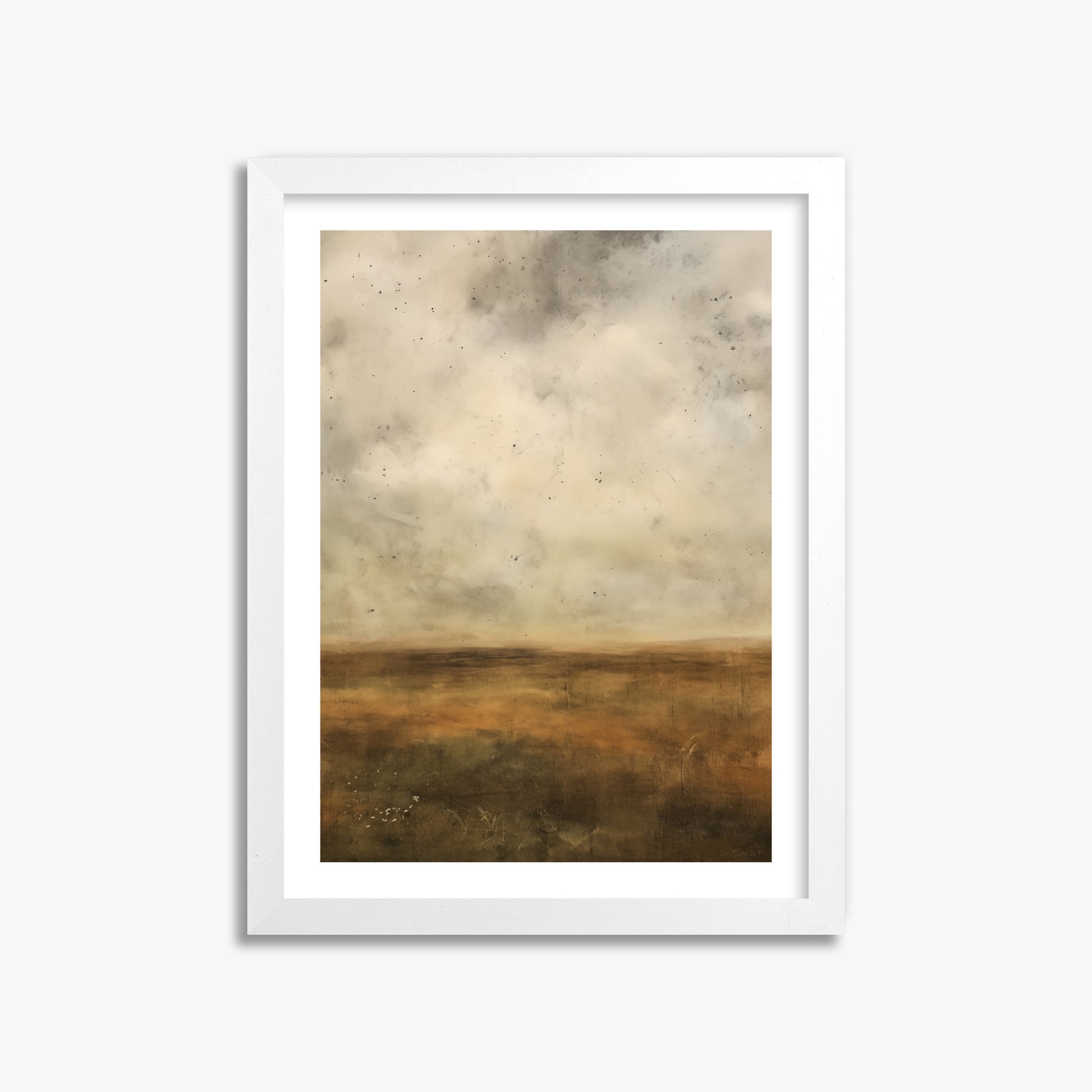 Amber Prairie Horizon, 30x40cm Whitek Framed Art Reproduction