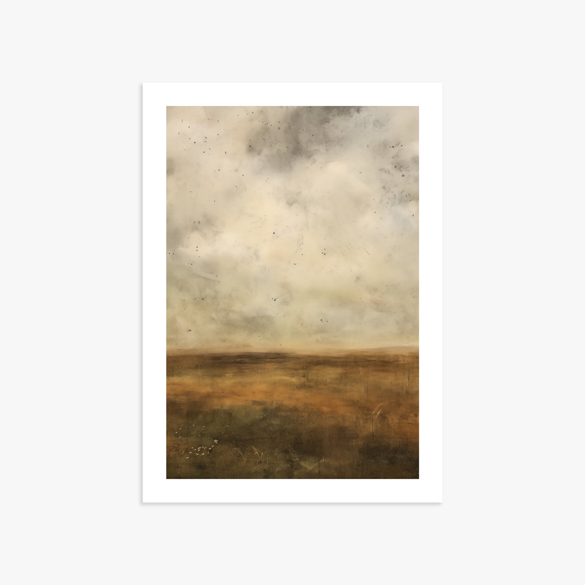Amber Prairie Horizon, 50x70cm Printed Poster