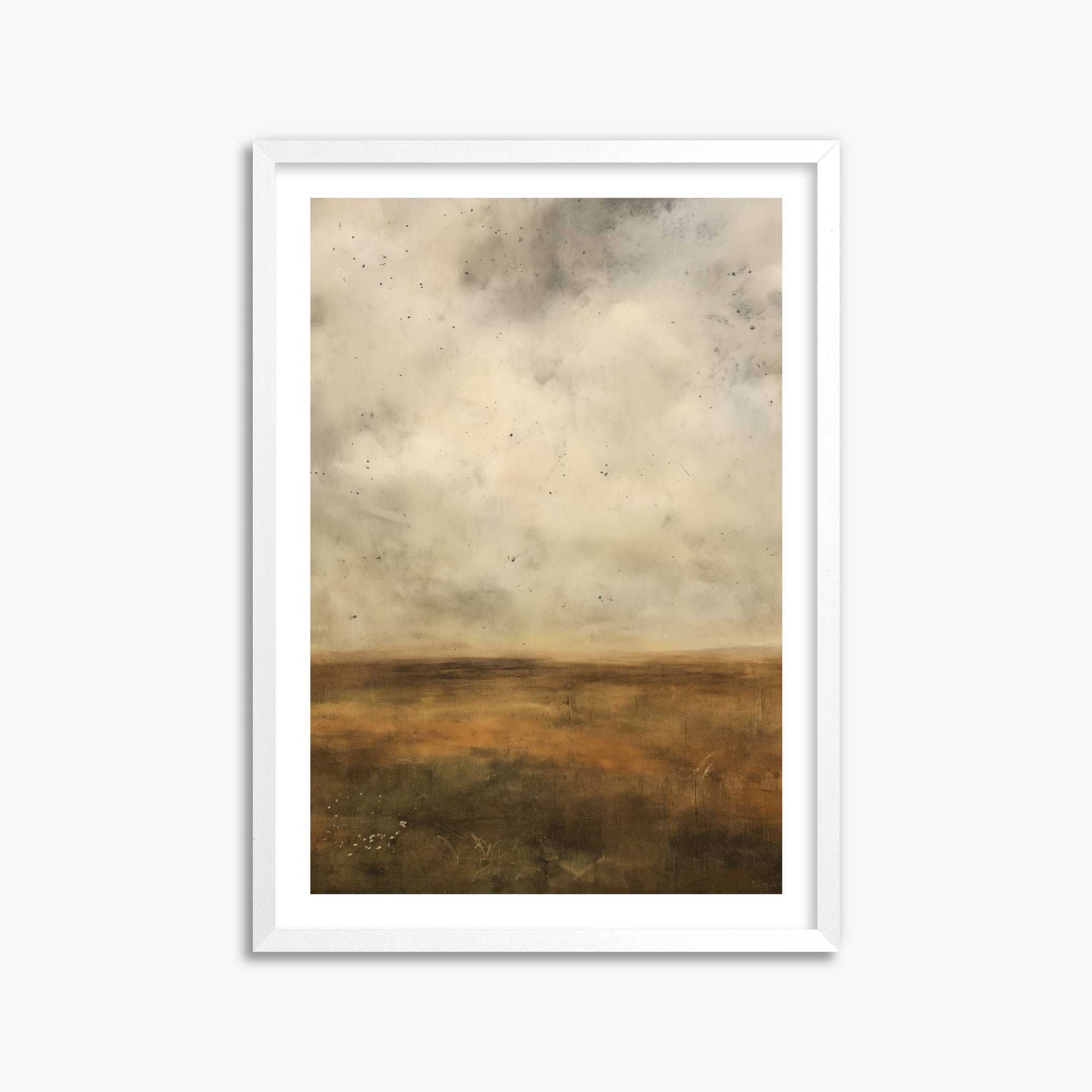 Amber Prairie Horizon, 50x70cm Whitek Framed Art Reproduction