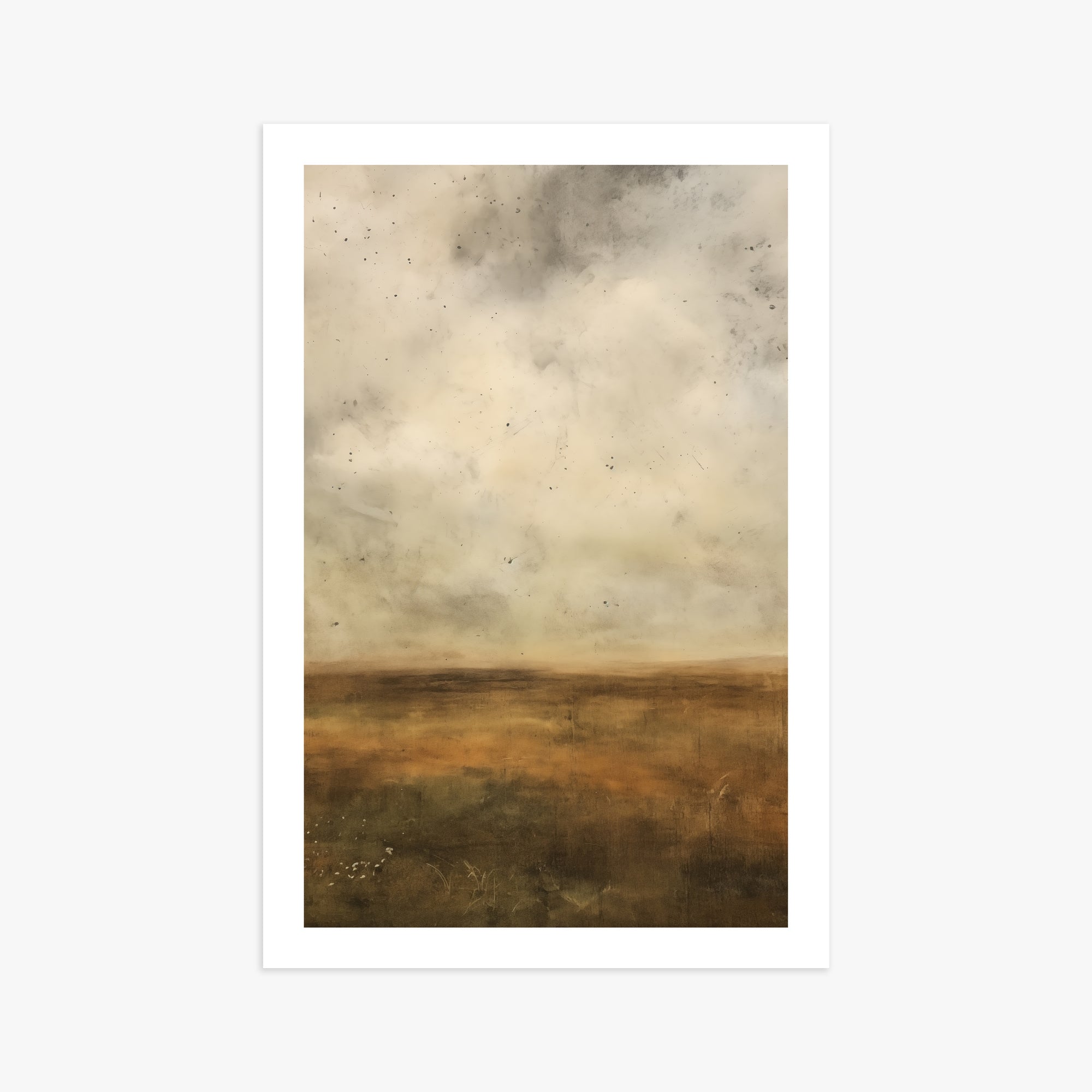 Amber Prairie Horizon, 61x91cm Printed Poster