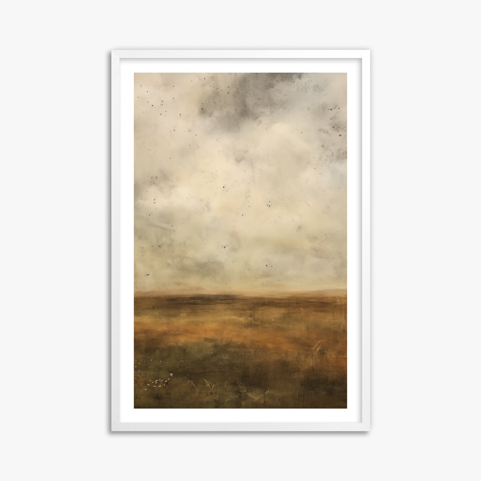 Amber Prairie Horizon, 61x91cm Whitek Framed Art Reproduction
