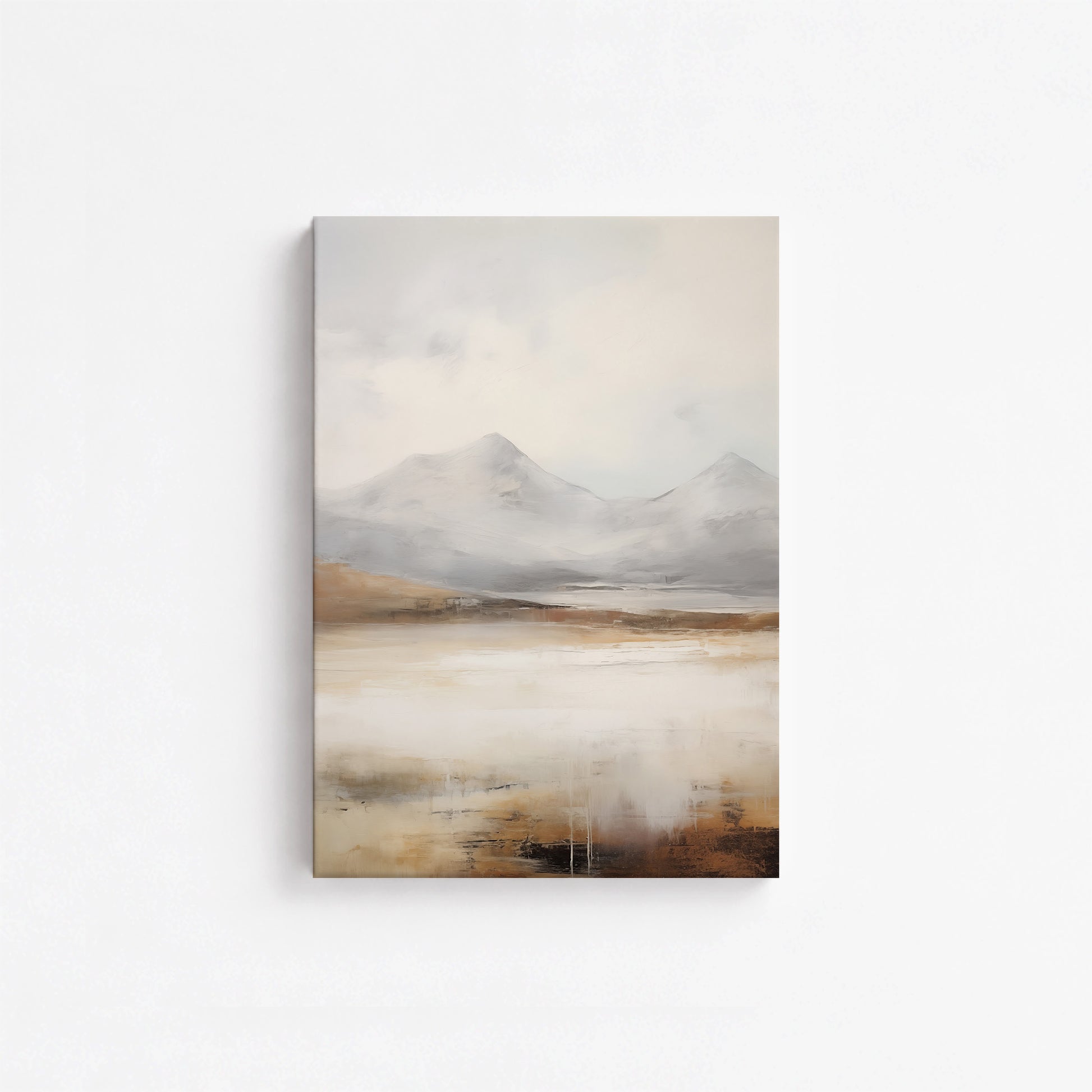 Serene Highlands, 21x30cm Satin Canvas Art Reproduction