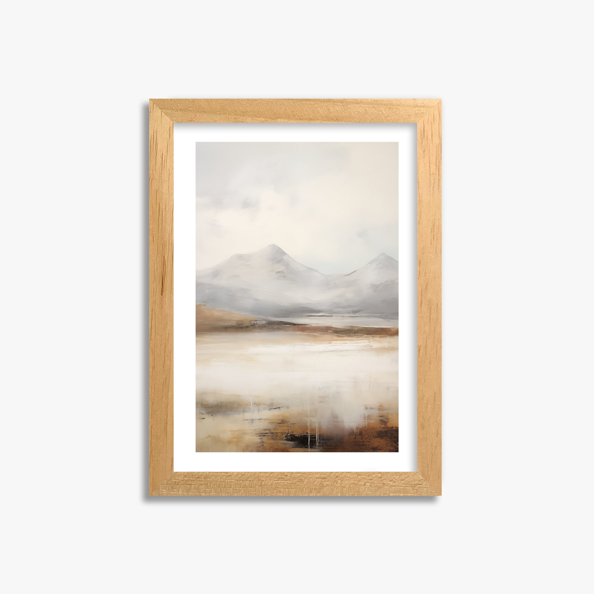 Serene Highlands, 21x30cm Oak Framed Art Reproduction