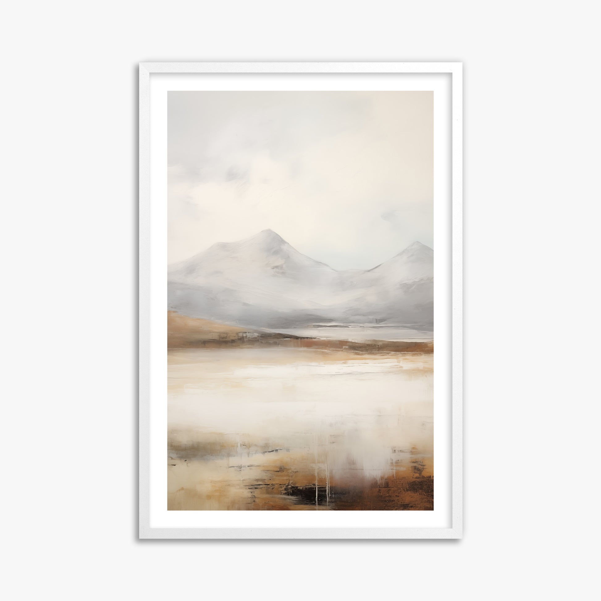 Serene Highlands, 61x91cm Whitek Framed Art Reproduction