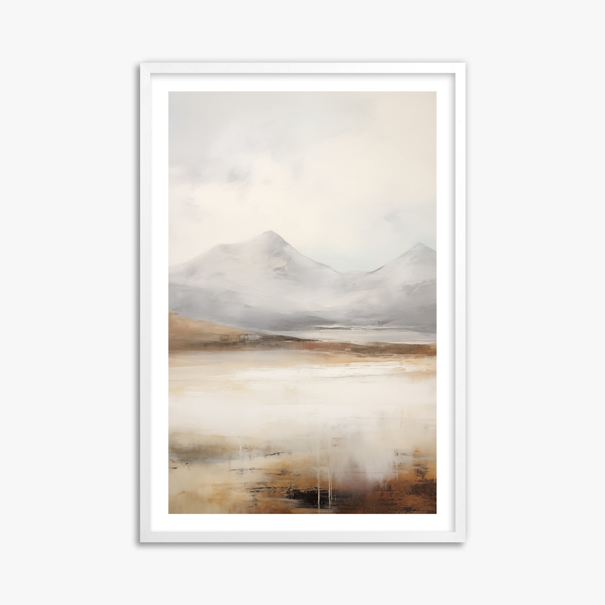 Serene Highlands, 61x91cm Whitek Framed Art Reproduction