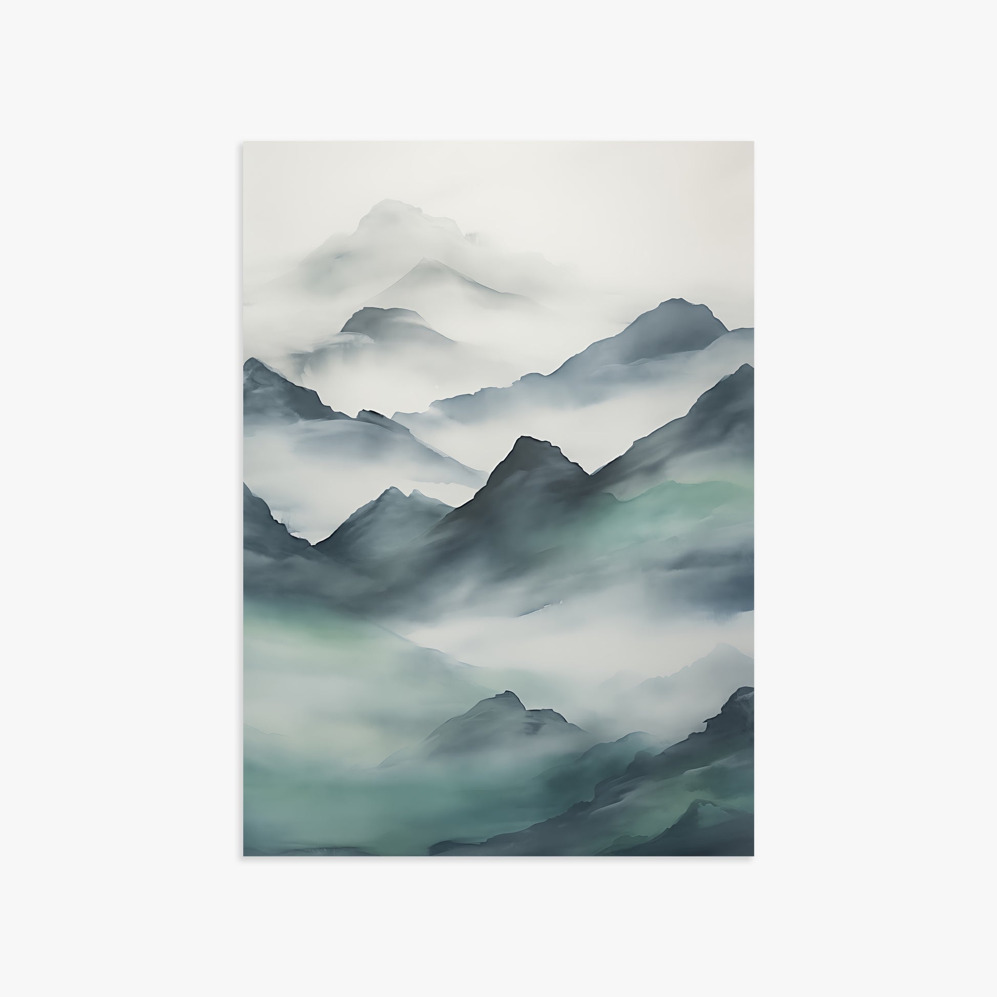 Ethereal Peaks, 50x70cm Poster Unframed