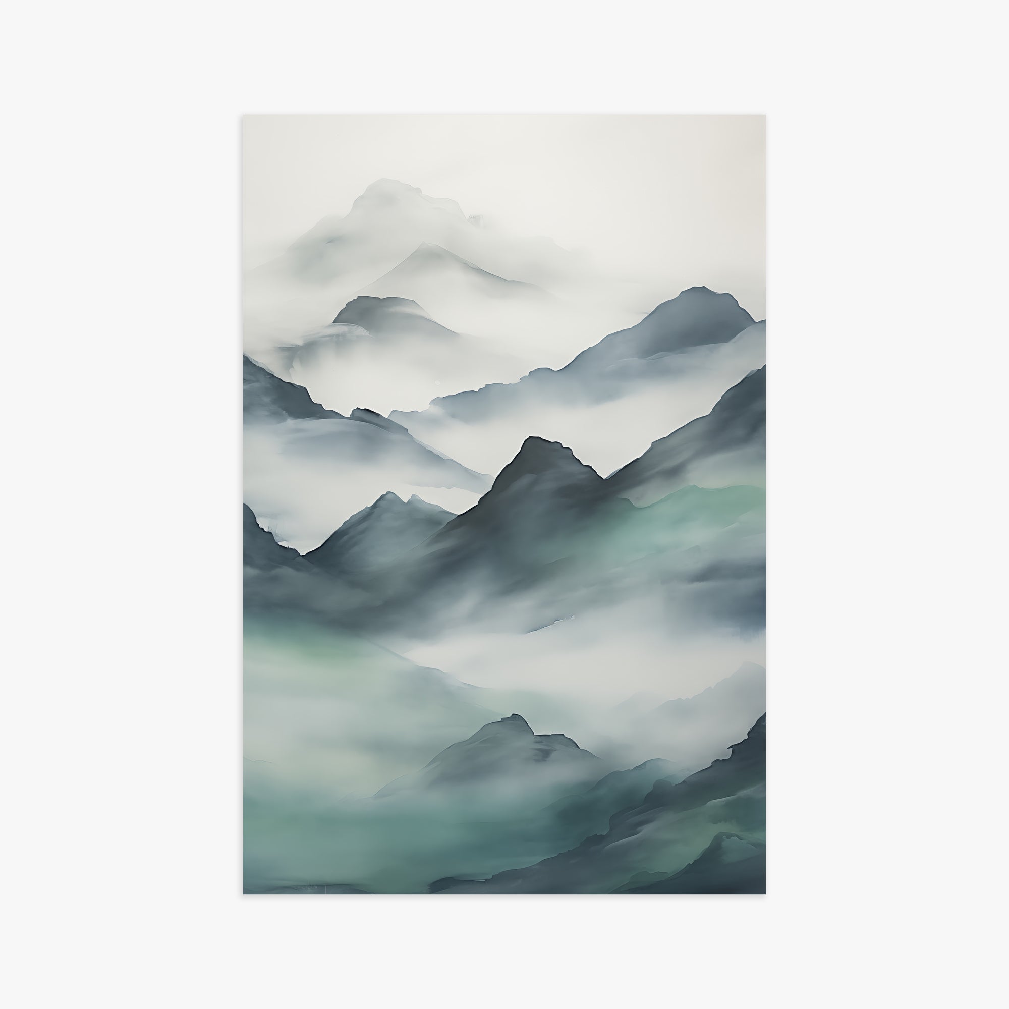 Ethereal Peaks, 61x91cm Poster Unframed