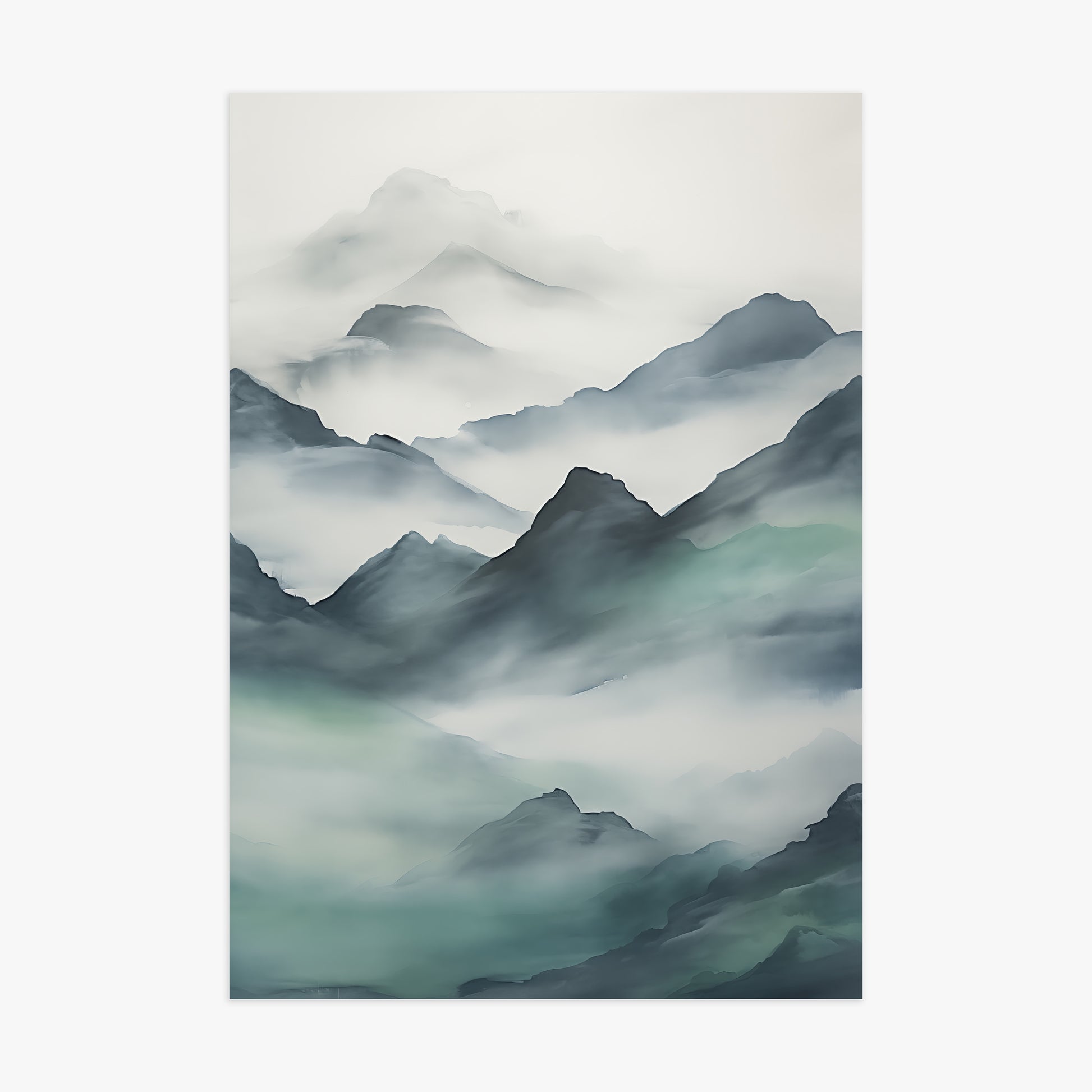 Ethereal Peaks, 70x100cm Poster Unframed