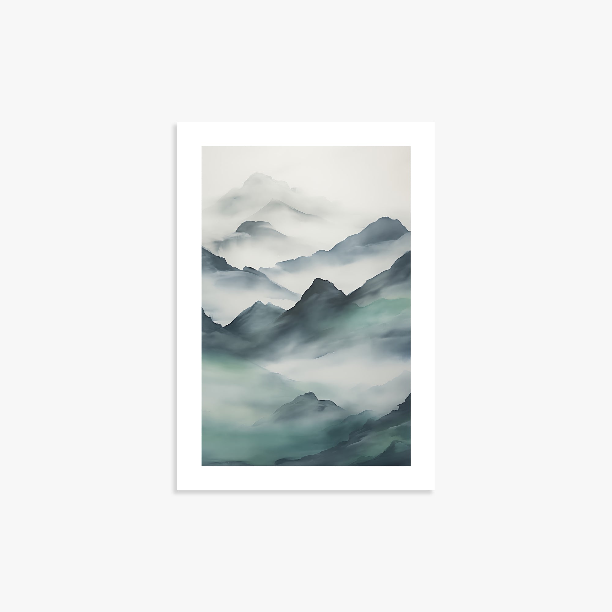 Ethereal Peaks, 21x30cm Printed Poster