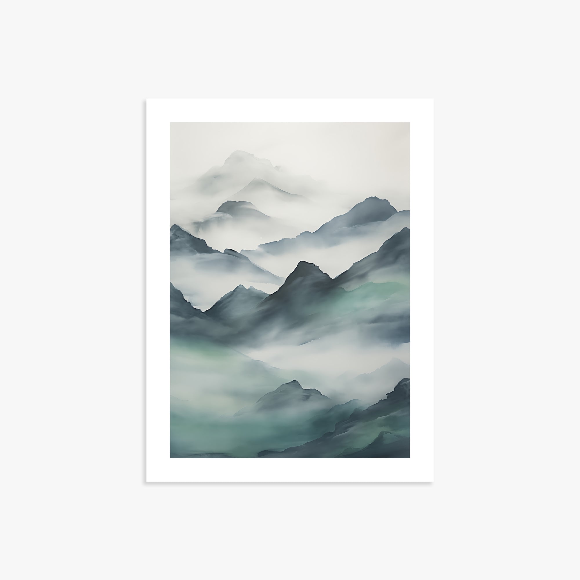 Ethereal Peaks, 30x40cm Printed Poster