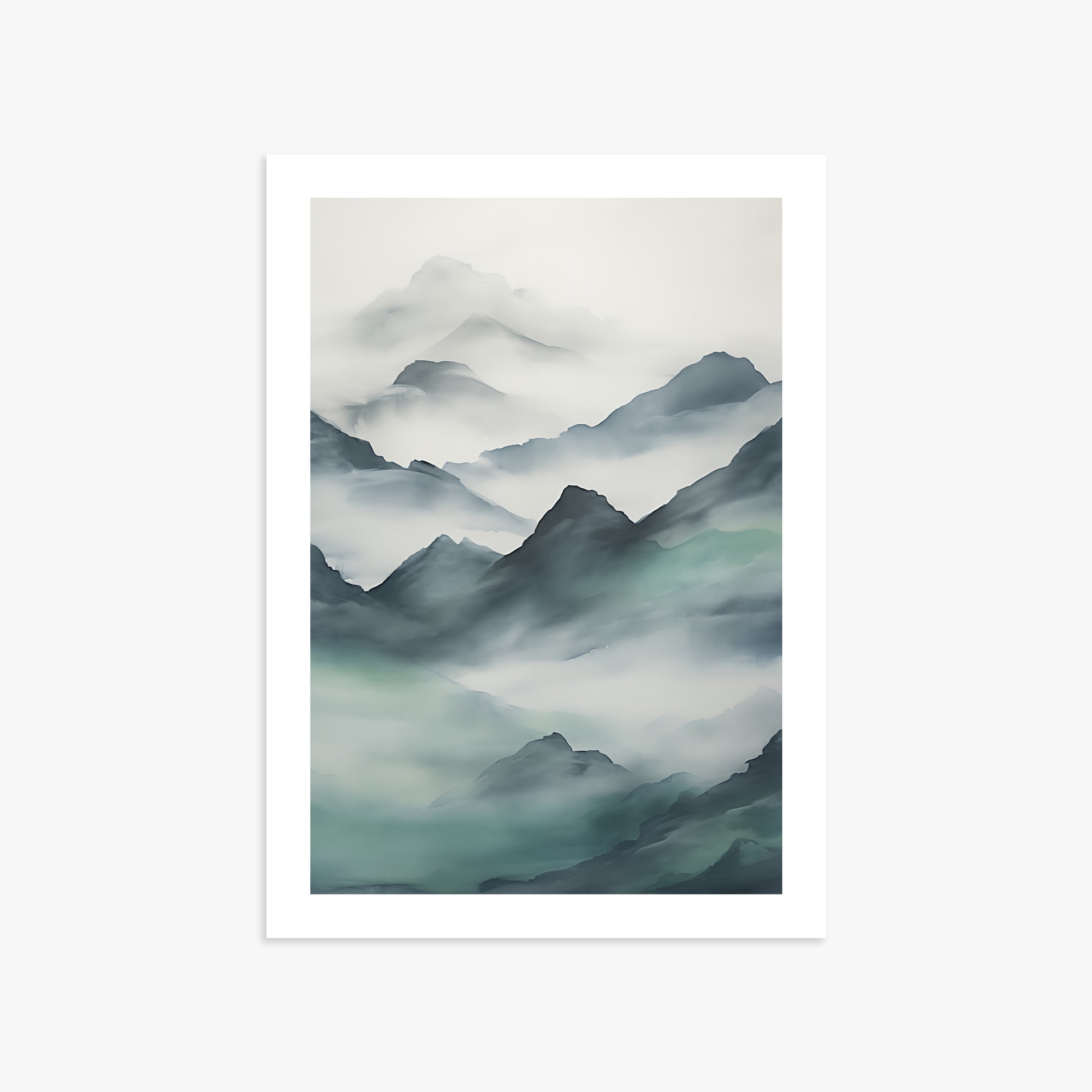Ethereal Peaks, 50x70cm Printed Poster