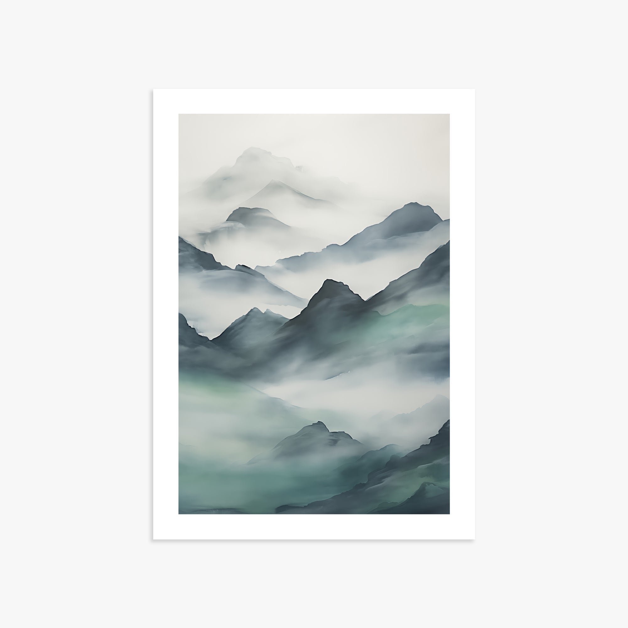 Ethereal Peaks, 50x70cm Printed Poster