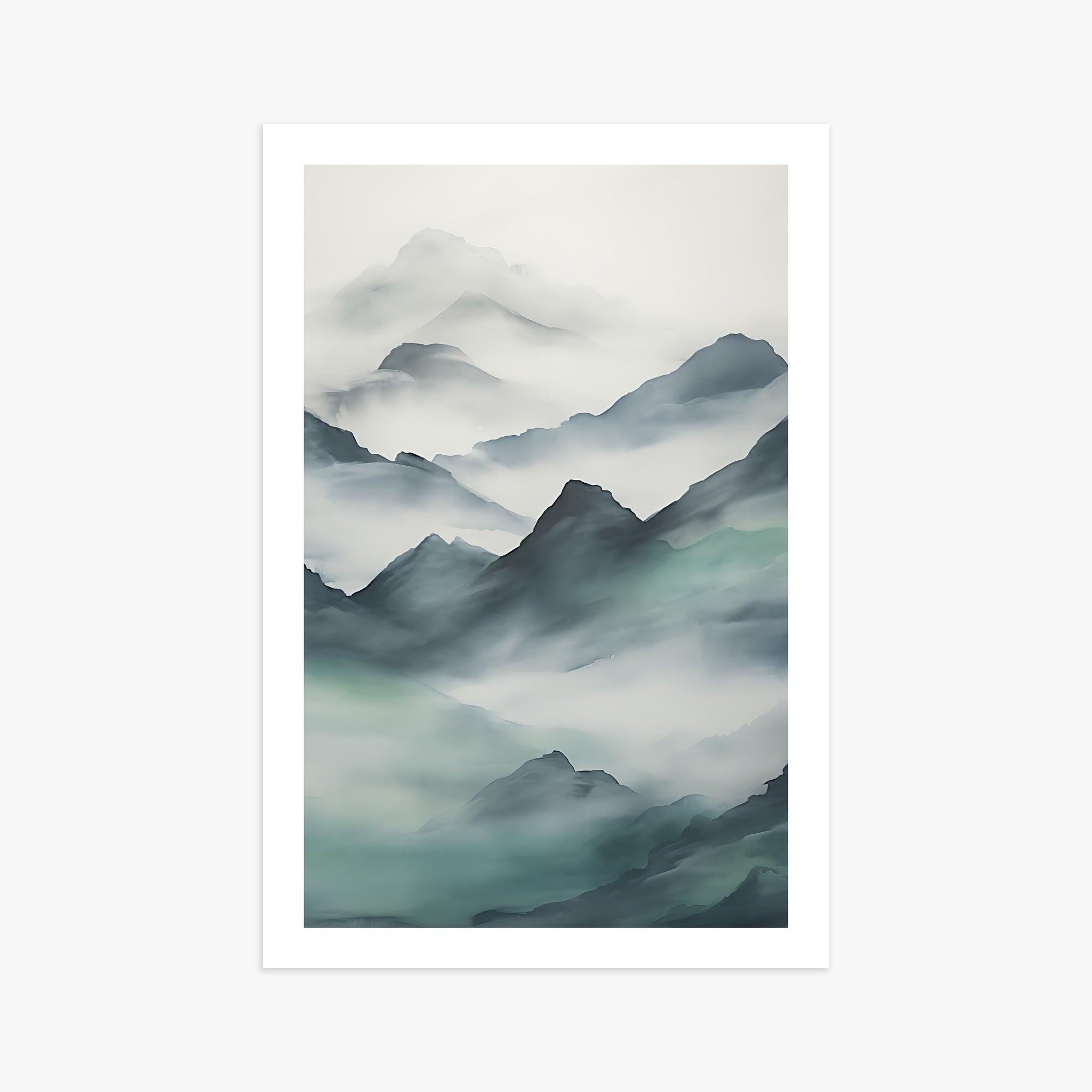 Ethereal Peaks, 61x91cm Printed Poster