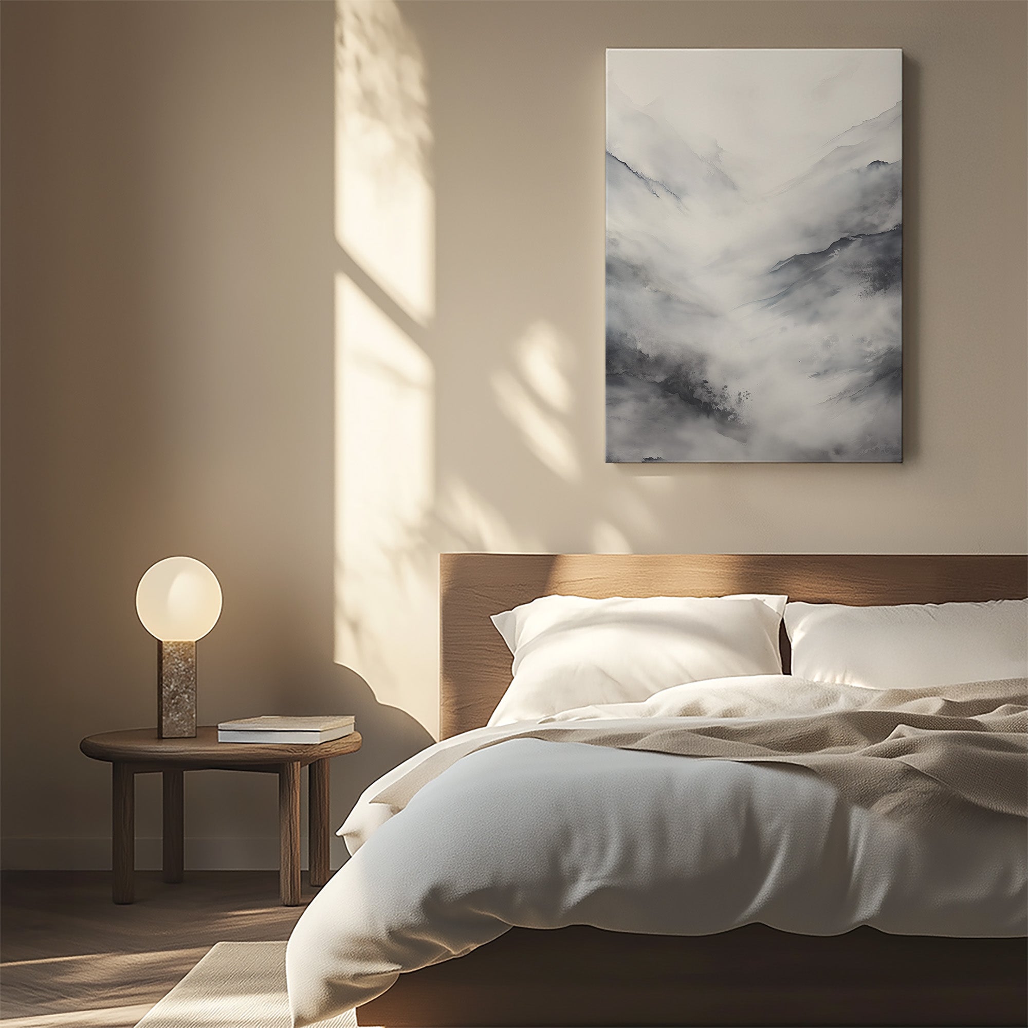 Solitude des pics brumeux