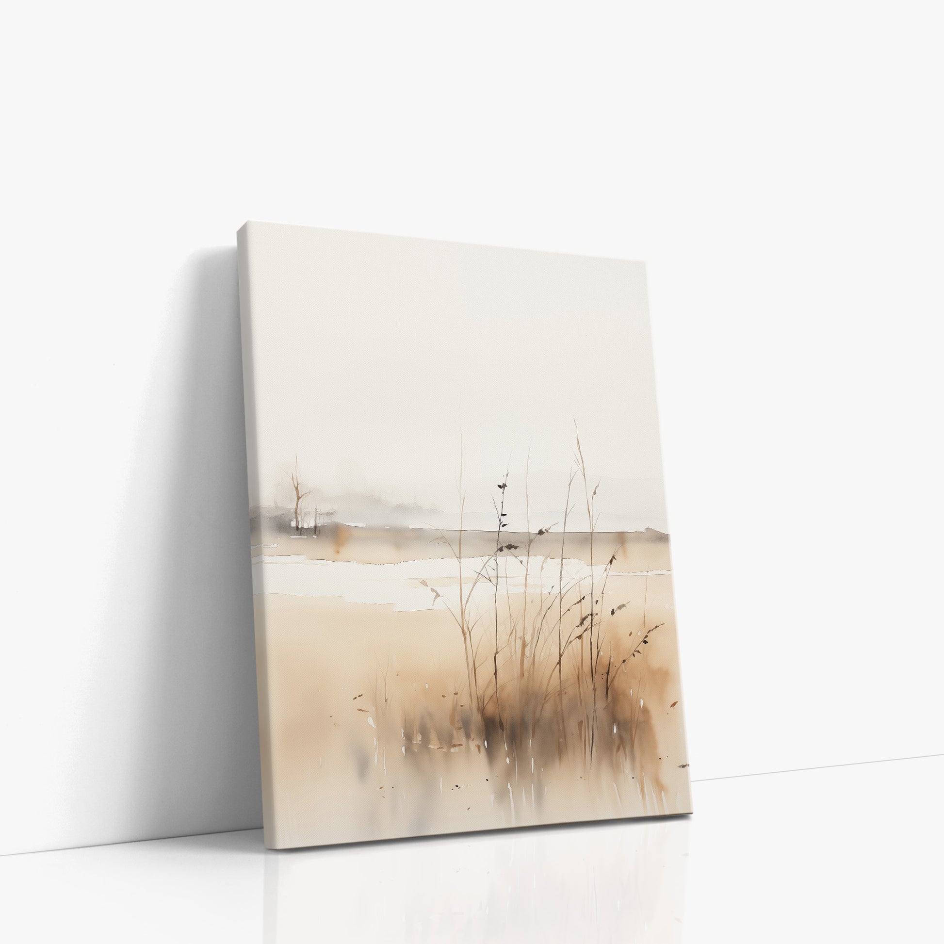 Marsh Reverie, 30x40cm Satin Canvas Art Reproduction Left Angle