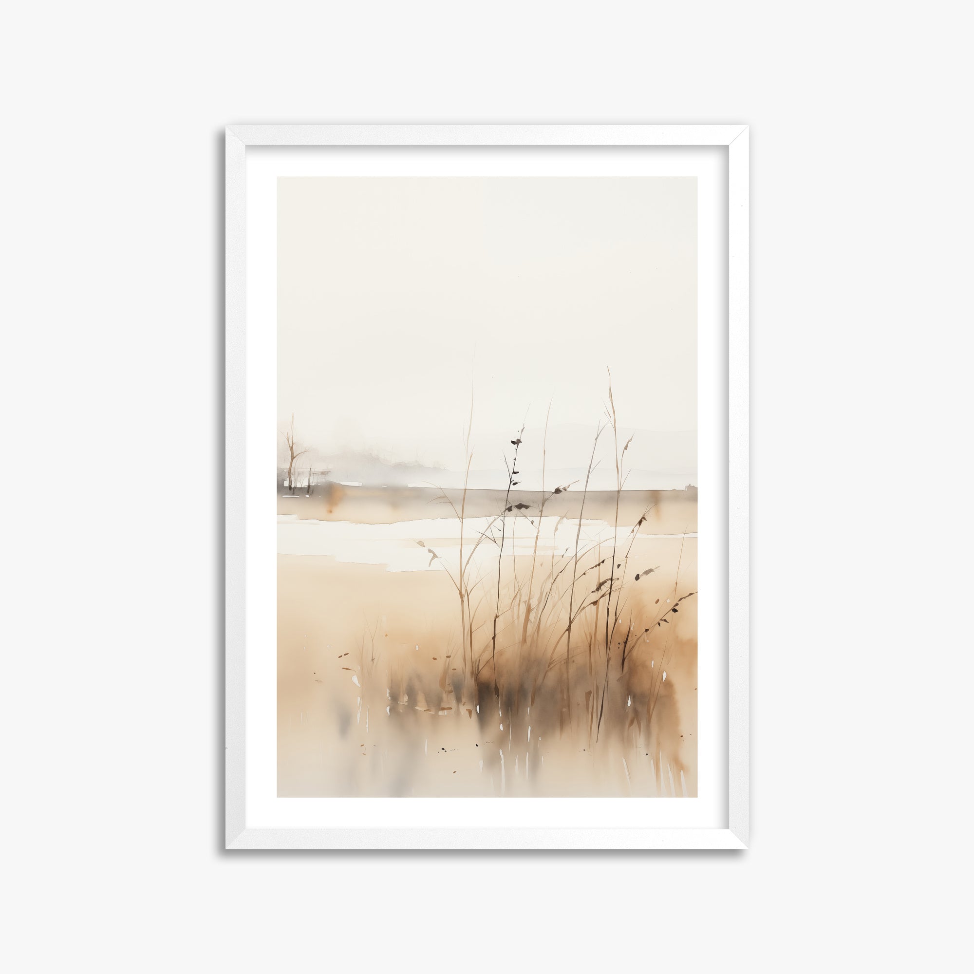 Marsh Reverie, 50x70cm Whitek Framed Art Reproduction