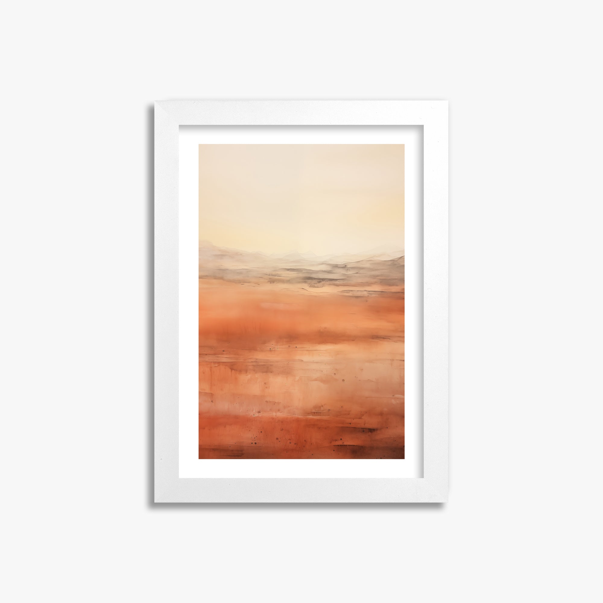 Desert Horizon, 21x30cm Whitek Framed Art Reproduction