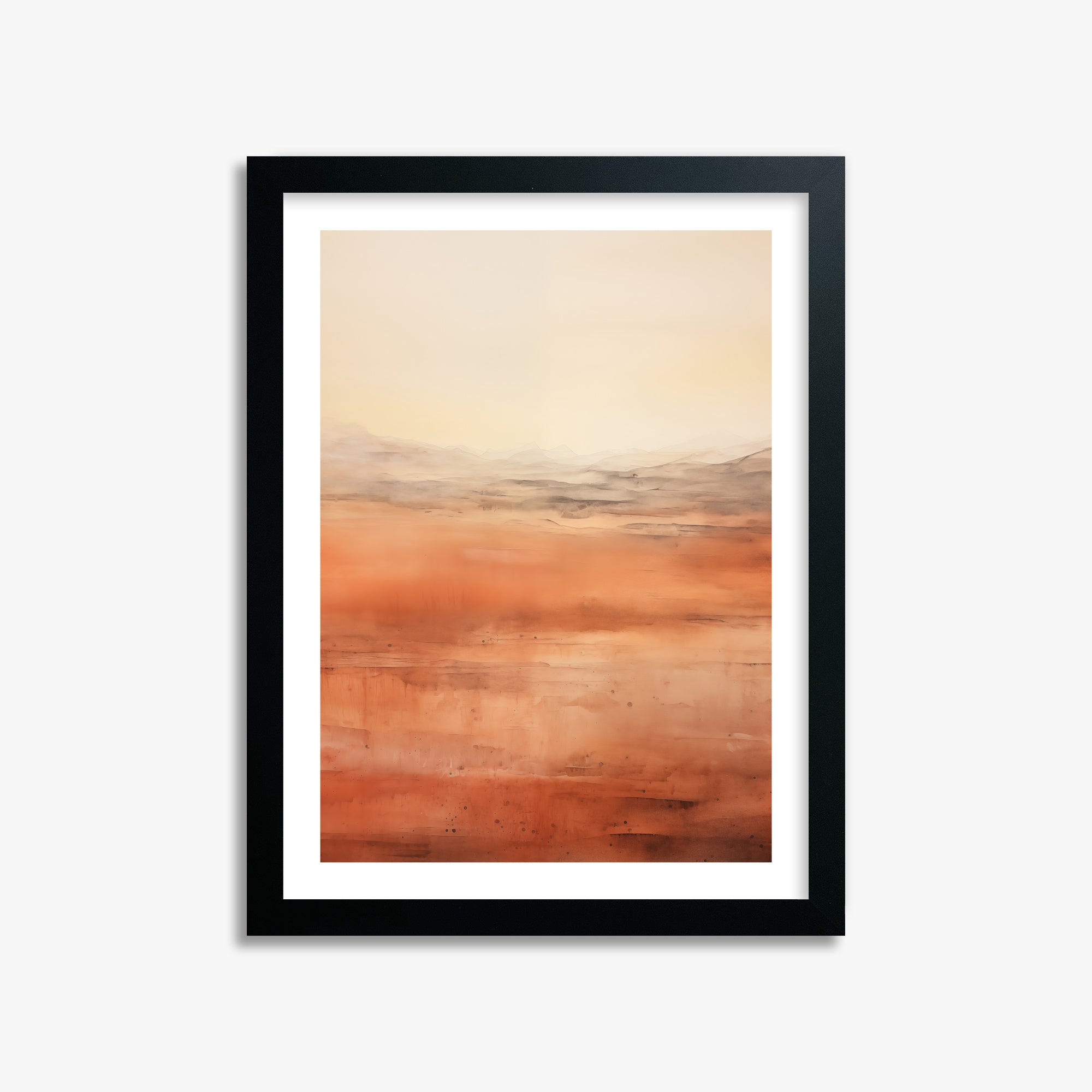 Desert Horizon, 30x40cm Black Framed Art Reproduction