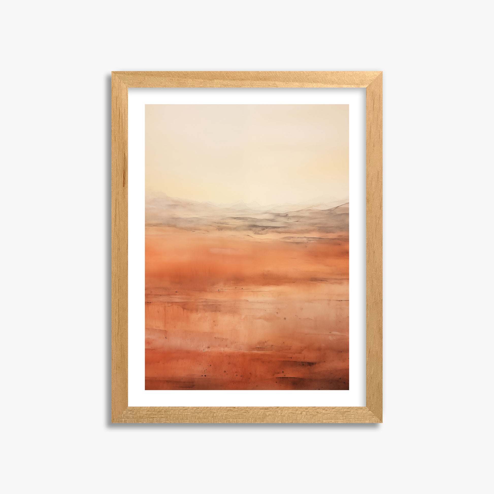 Desert Horizon, 30x40cm Oak Framed Art Reproduction
