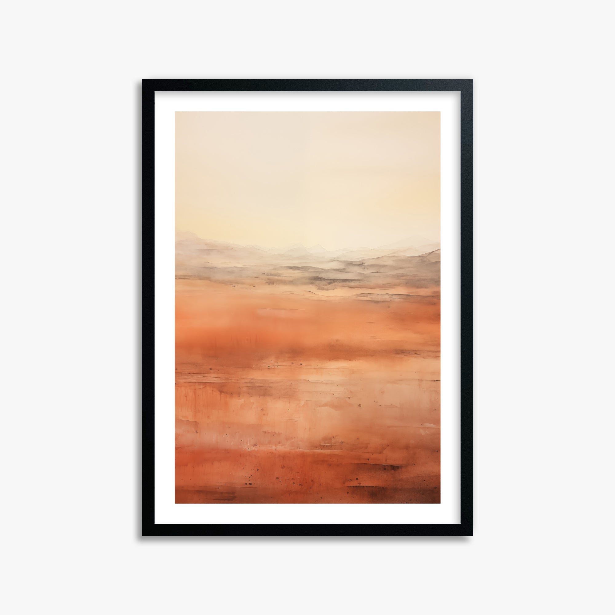 Desert Horizon, 50x70cm Black Framed Art Reproduction