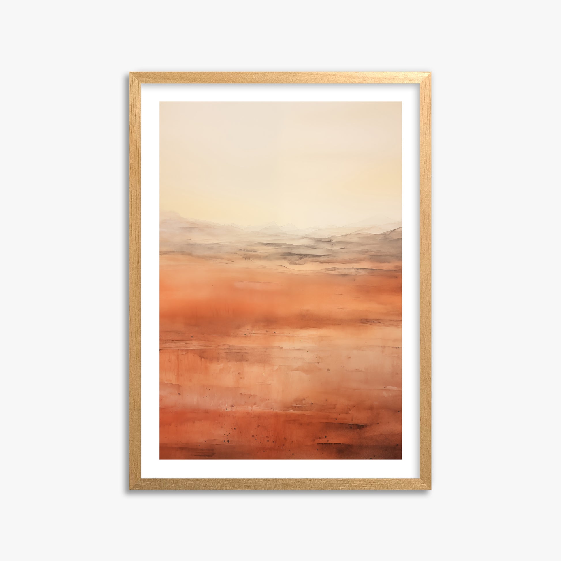 Desert Horizon, 50x70cm Oak Framed Art Reproduction