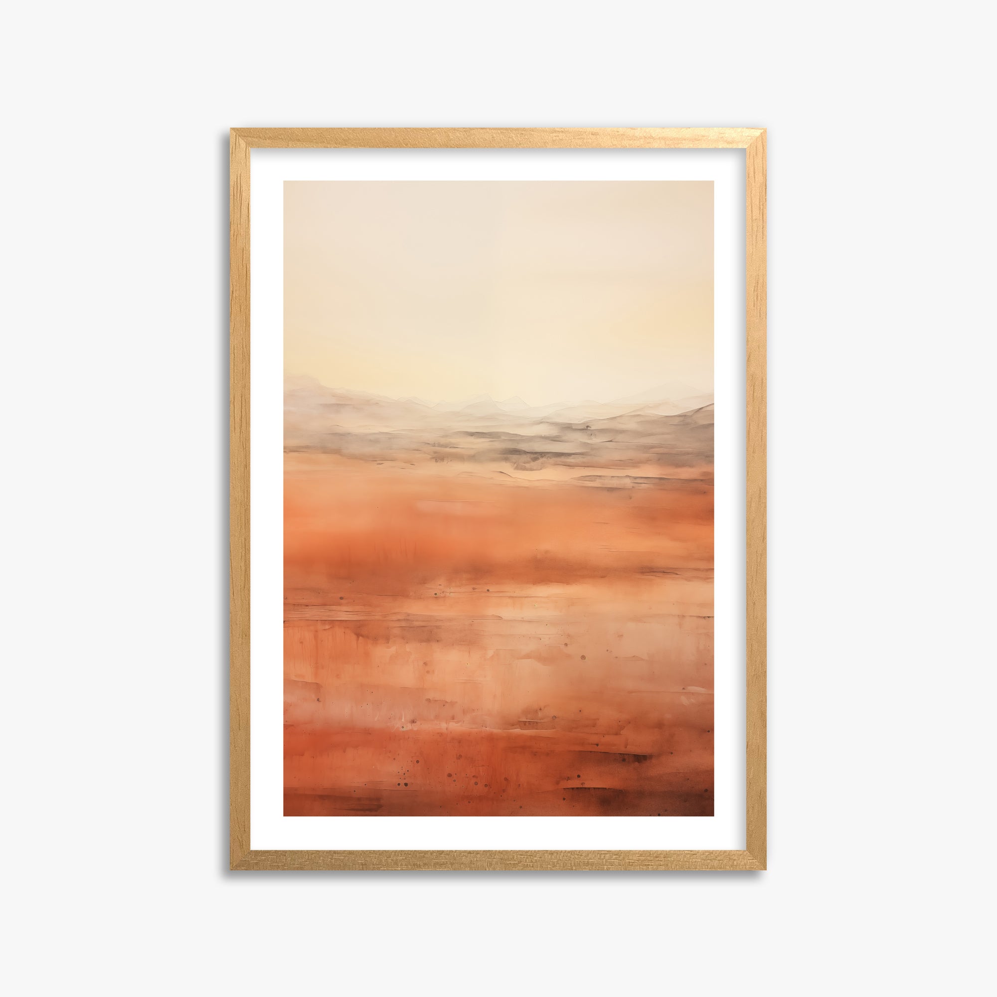 Desert Horizon, 50x70cm Oak Framed Art Reproduction