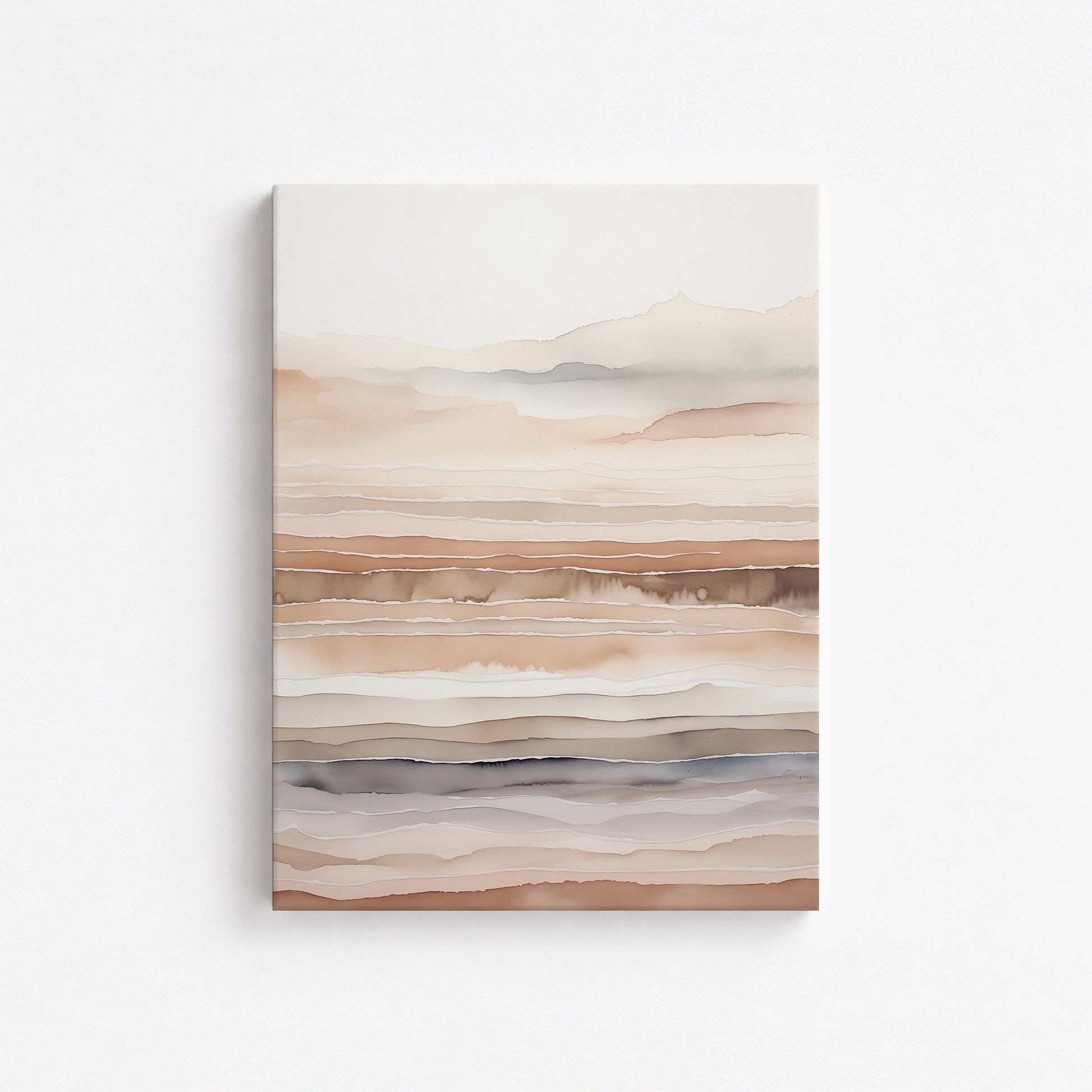 Desert Dawn Serenity, 30x40cm Satin Canvas Art Reproduction